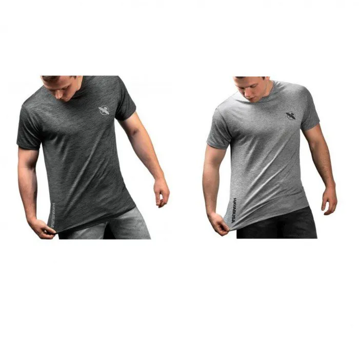 HAYABUSA PERFORMANCE T-SHIRT LOGO S-XL 2 COLORS GREY/BLACK
