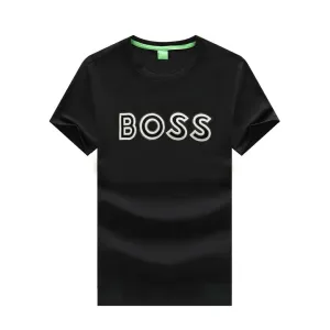 HB Breathable T-Shirt Printed White Logo Designed- Black