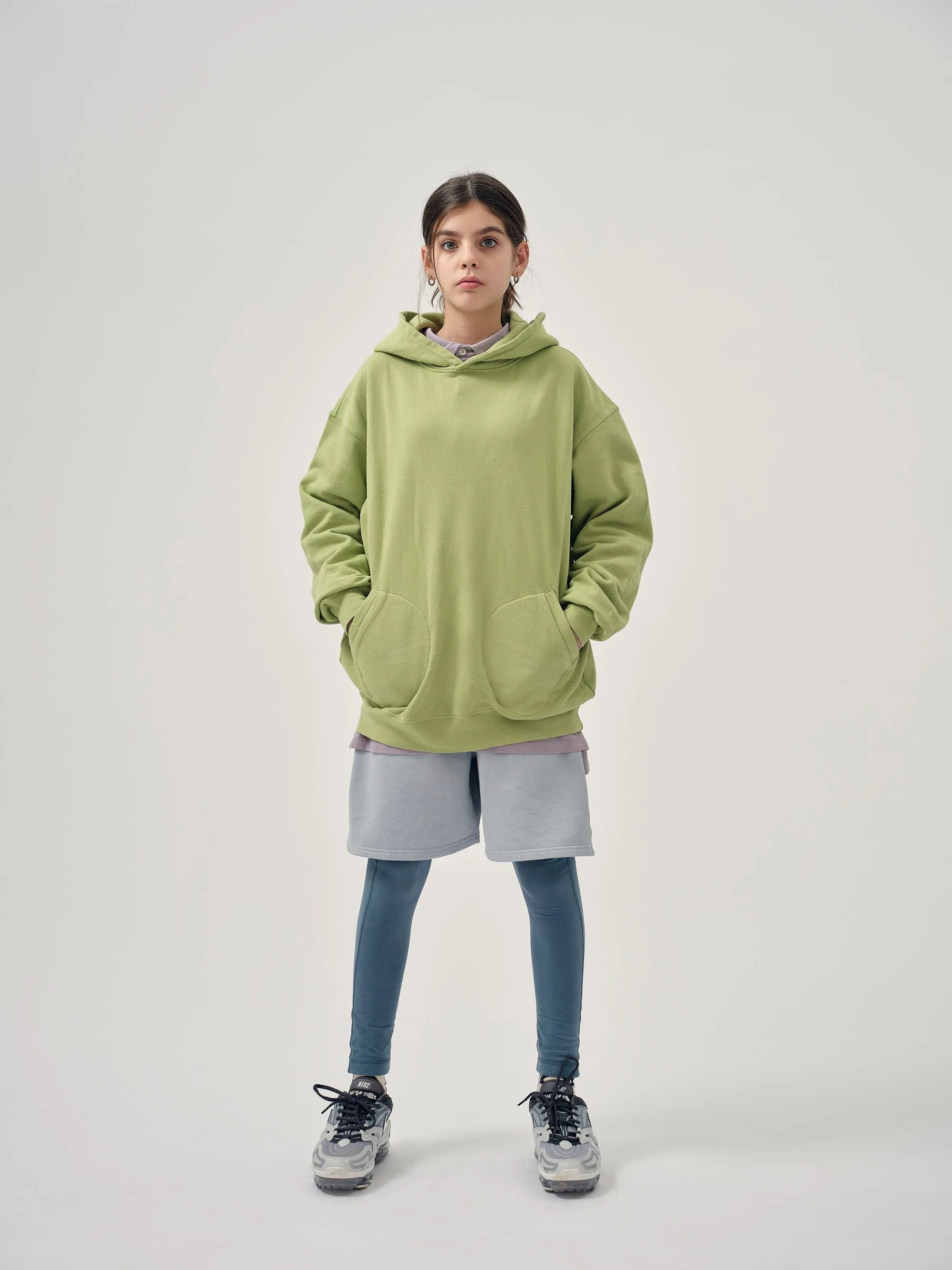 Hoodie Herbal Green