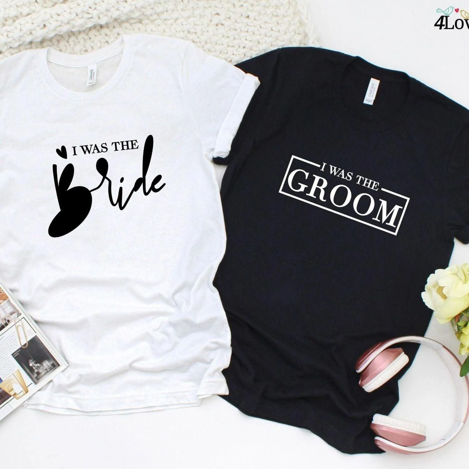 I Was the Groom & I Was the Bride - Perfect Pair Matching Outfits For Newlyweds!