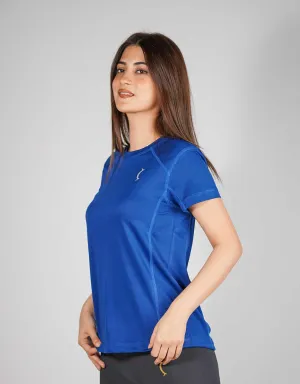 Impact Short Sleeve Tee Women Blue