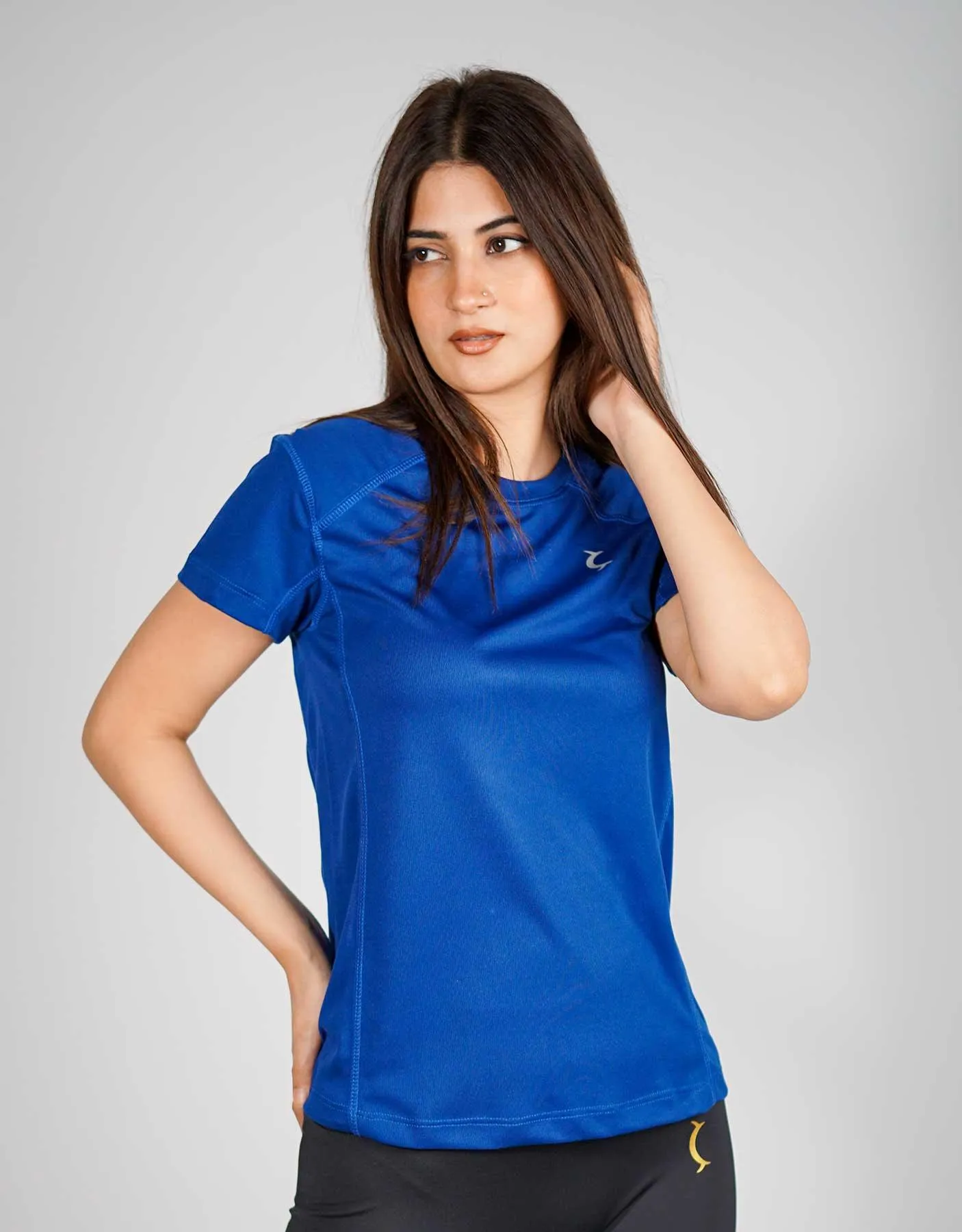 Impact Short Sleeve Tee Women Blue