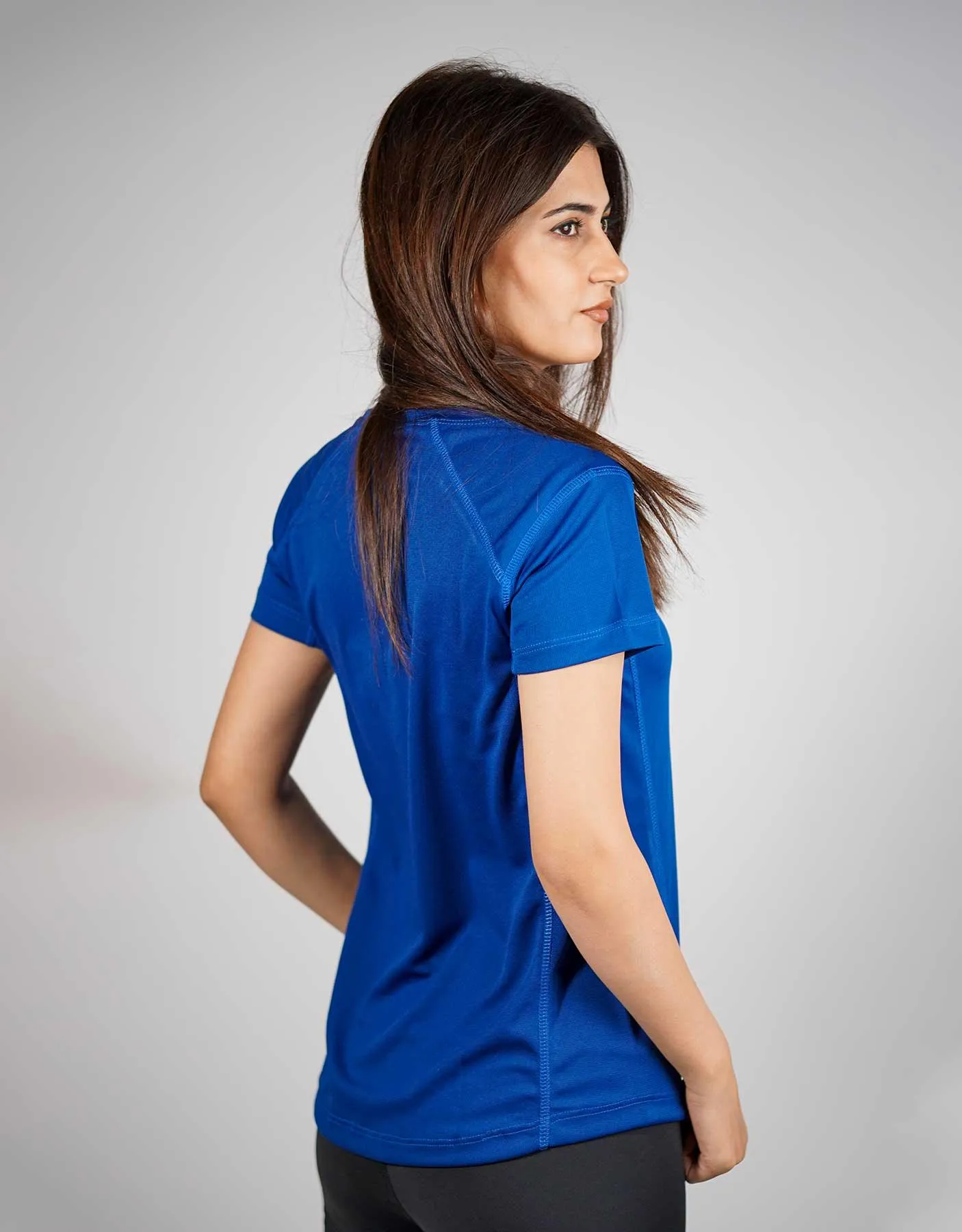 Impact Short Sleeve Tee Women Blue