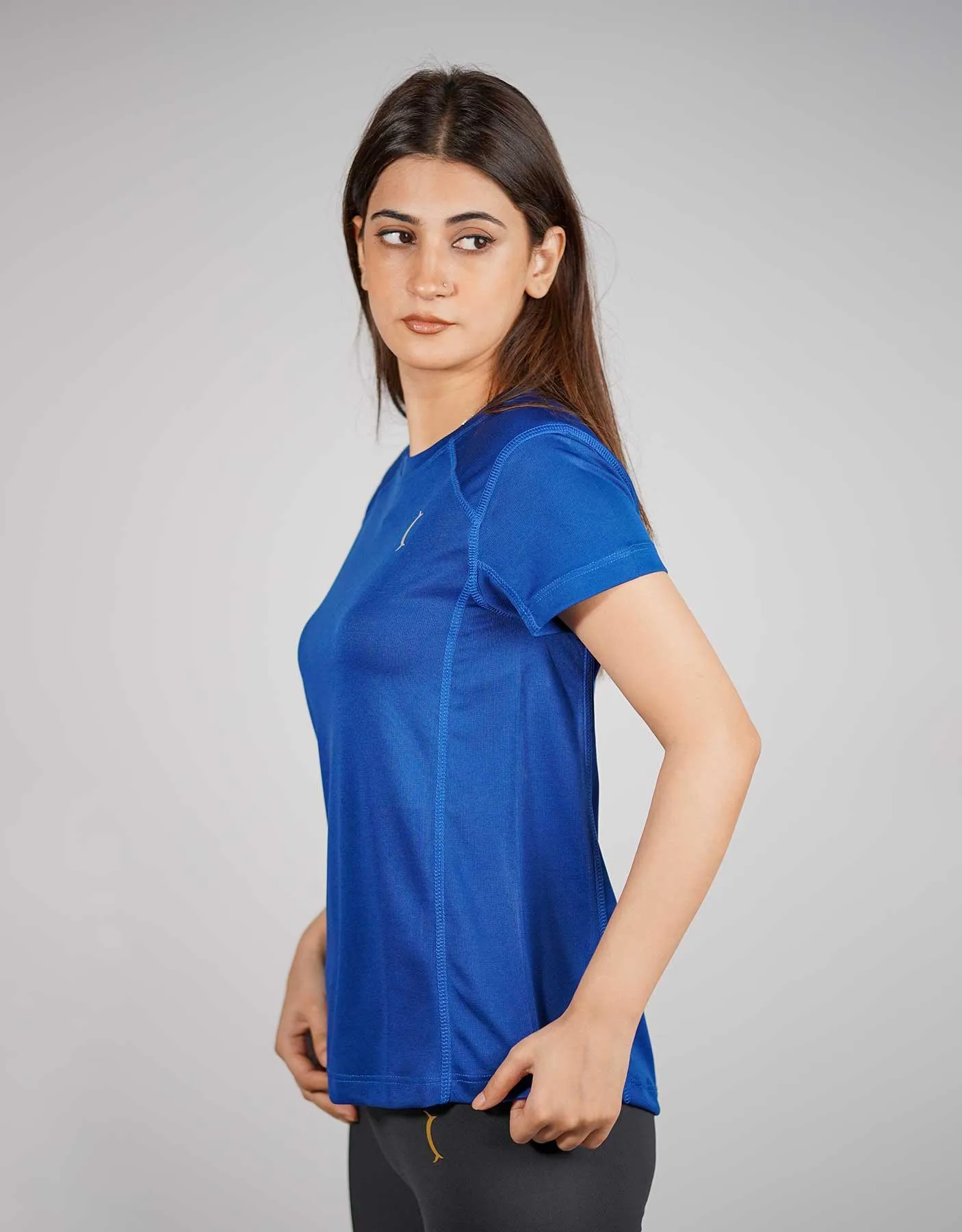 Impact Short Sleeve Tee Women Blue