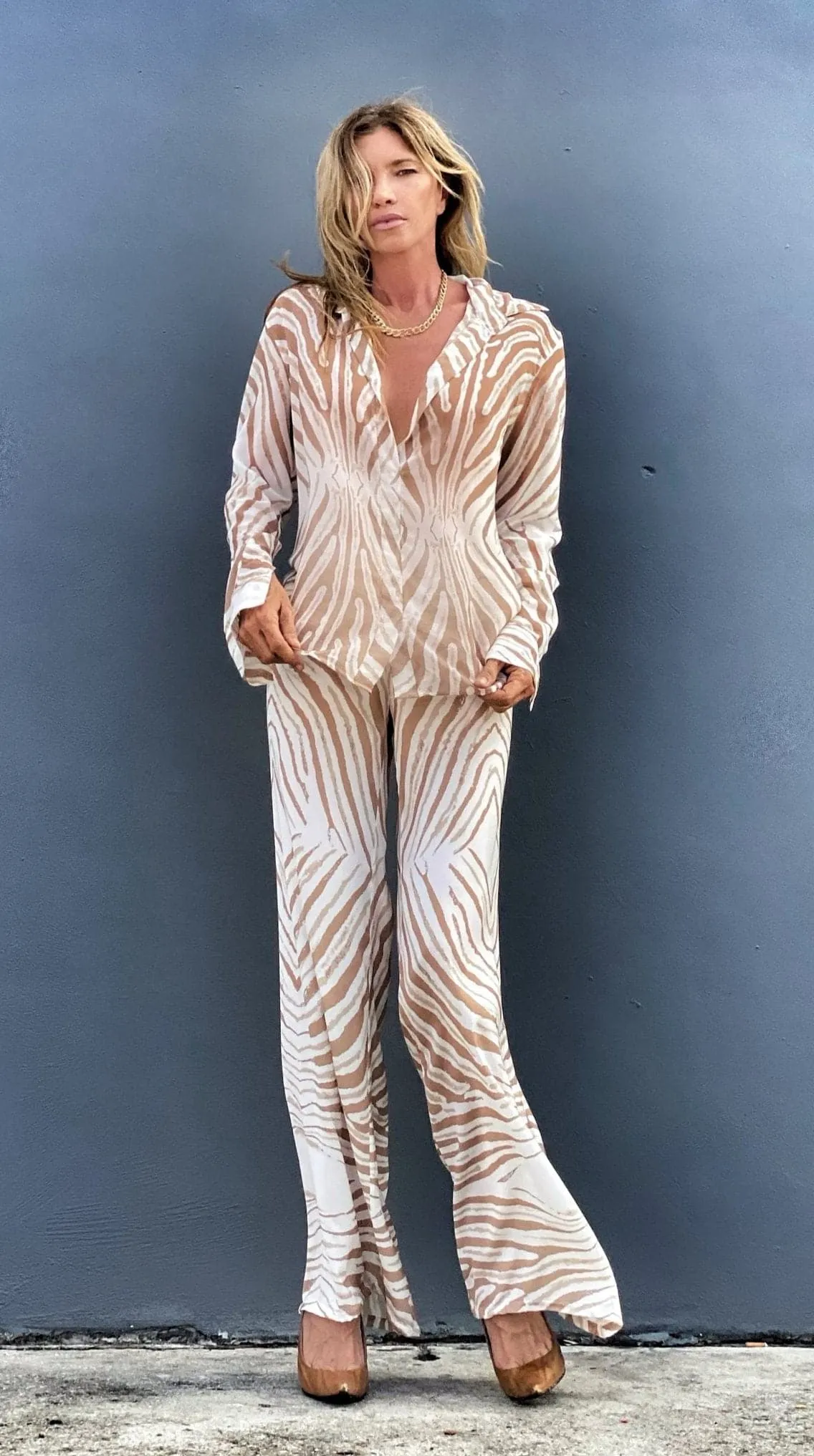 Irene Top Albino Zebra