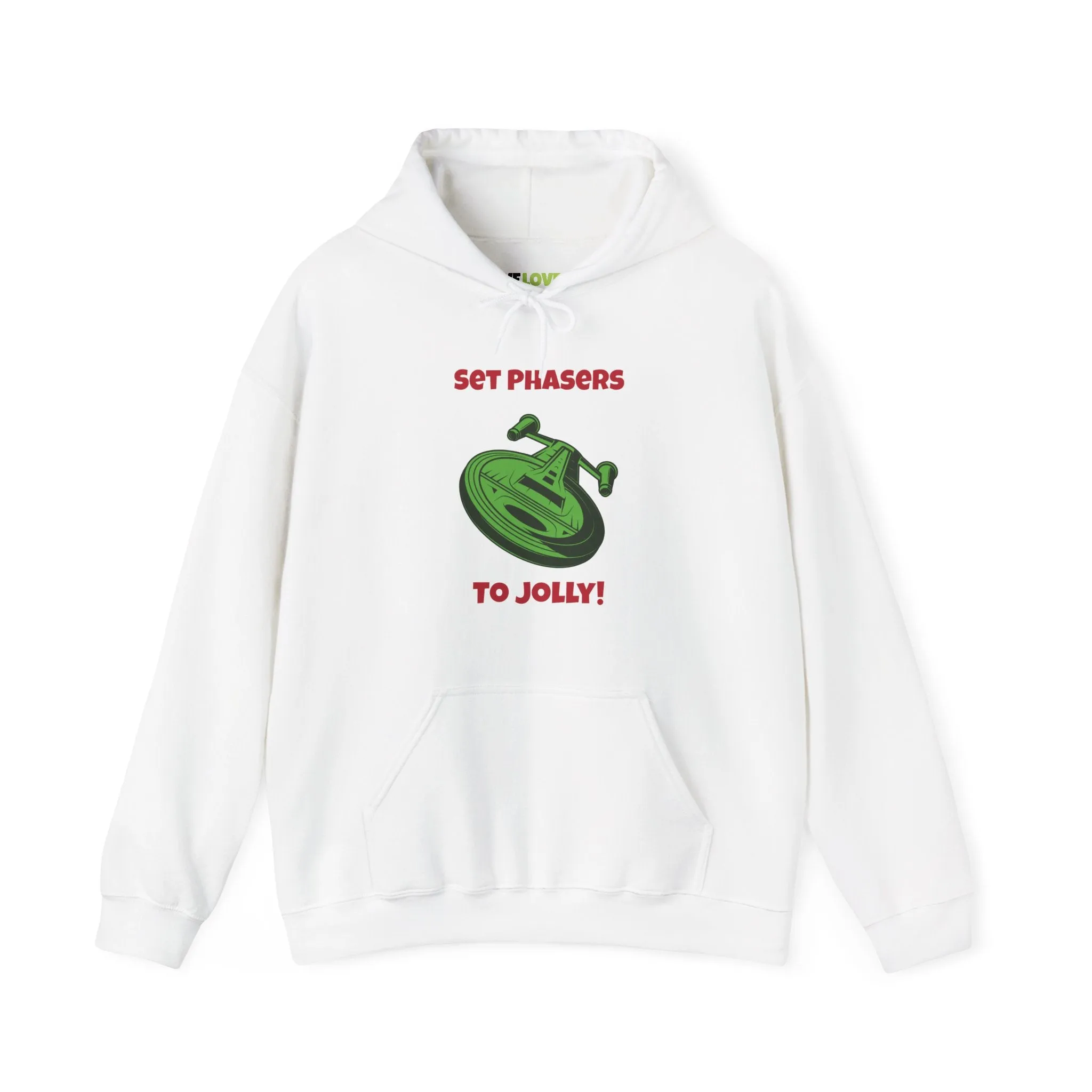 Jolly Phasers Funny Christmas Unisex Hoodie