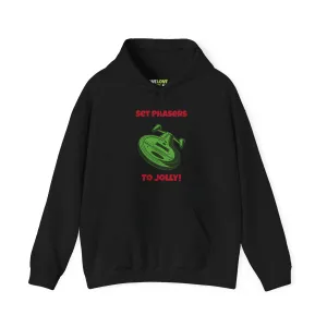 Jolly Phasers Funny Christmas Unisex Hoodie