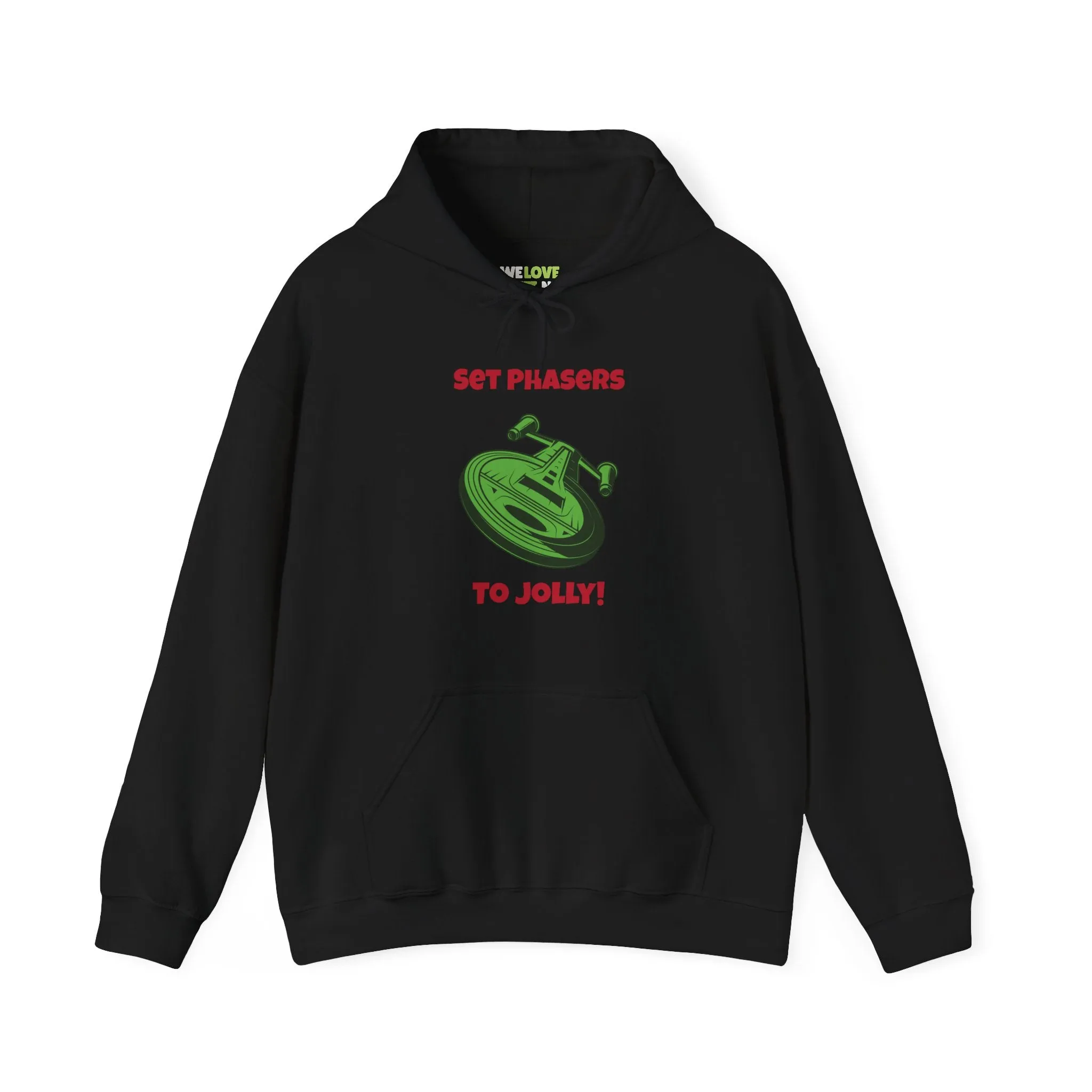 Jolly Phasers Funny Christmas Unisex Hoodie