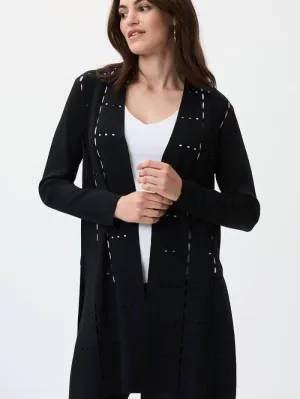 Joseph Ribkoff T Black Knitted Cardigan 231947 11
