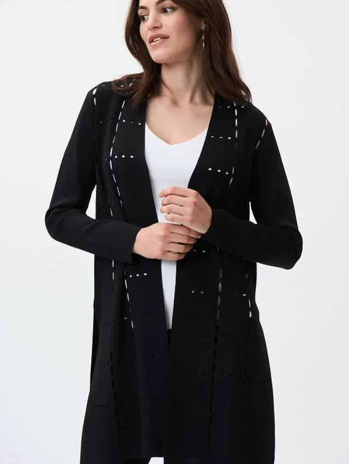 Joseph Ribkoff T Black Knitted Cardigan 231947 11