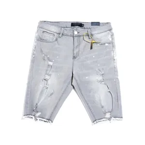Karter Collection Hamilton Grey Denim Shorts (KARPK-406)