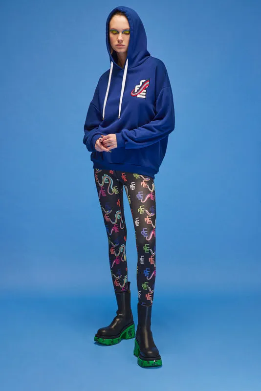 Kiara Monogram Printed Leggings