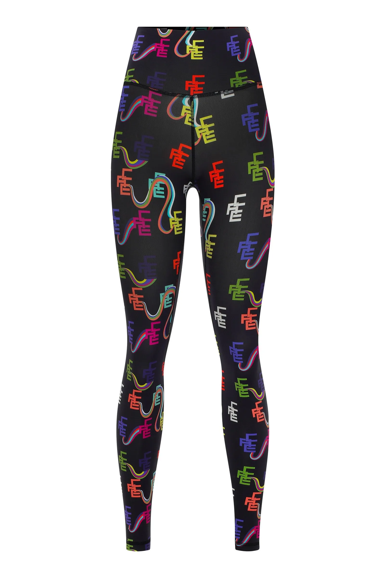 Kiara Monogram Printed Leggings