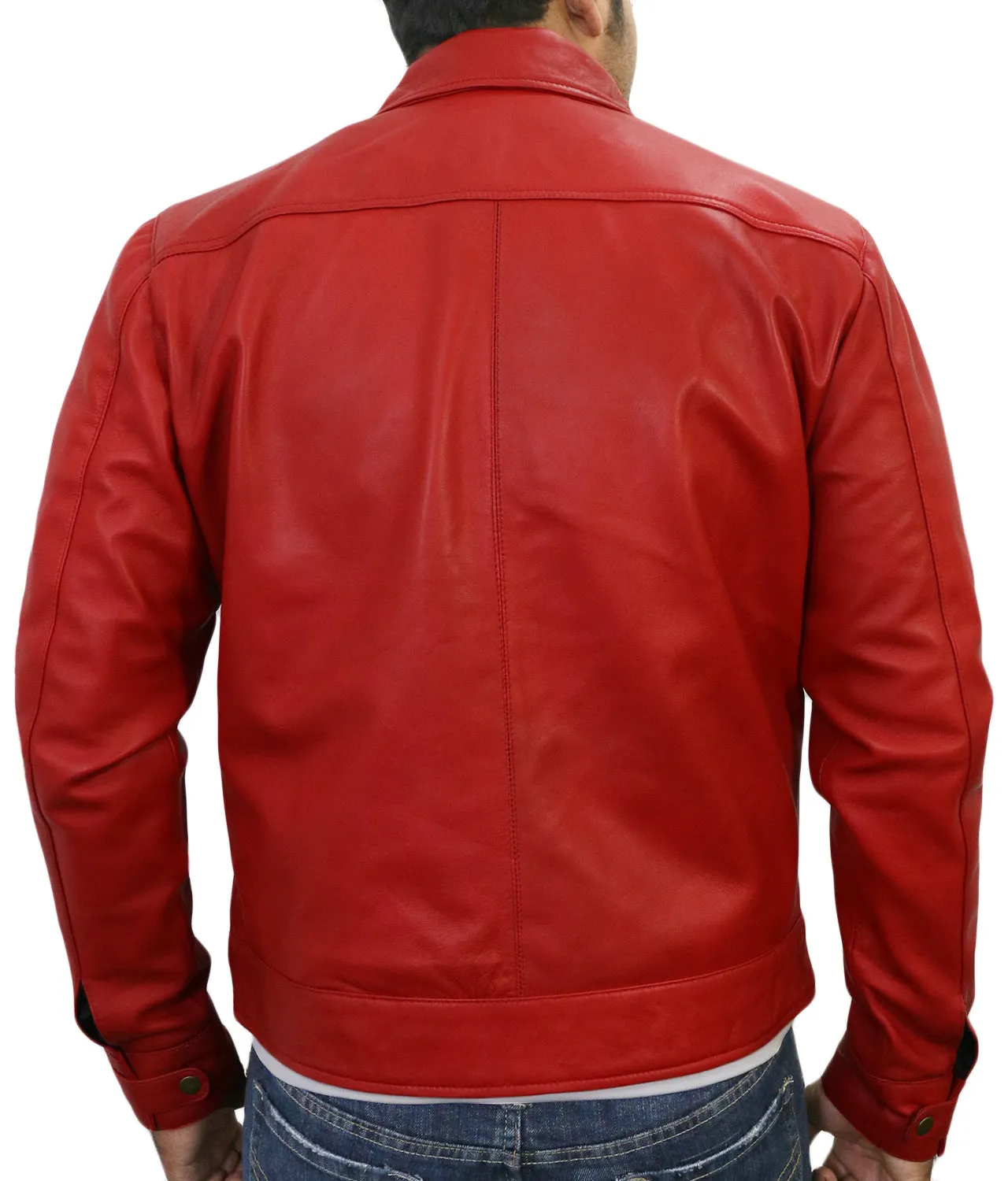 Leather Jackets Hub Mens Genuine Lambskin Leather Jacket (Black, Aviator Jacket) - 1501336