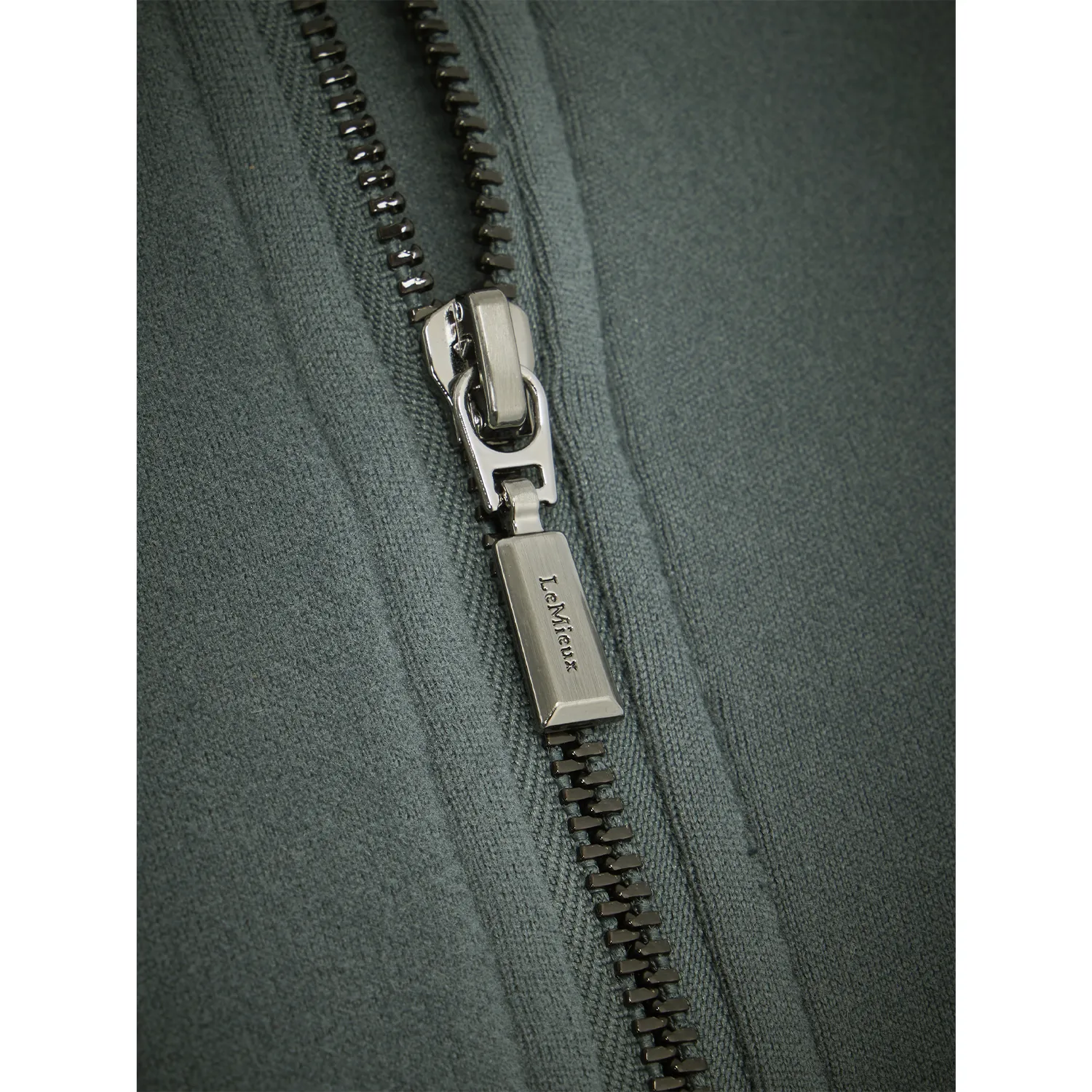 LeMieux Faye Ladies Long Sleeve Full Zip Sweatshirt, Petrol
