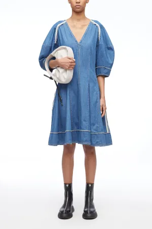 Lightweight Chambray Shirt Dress