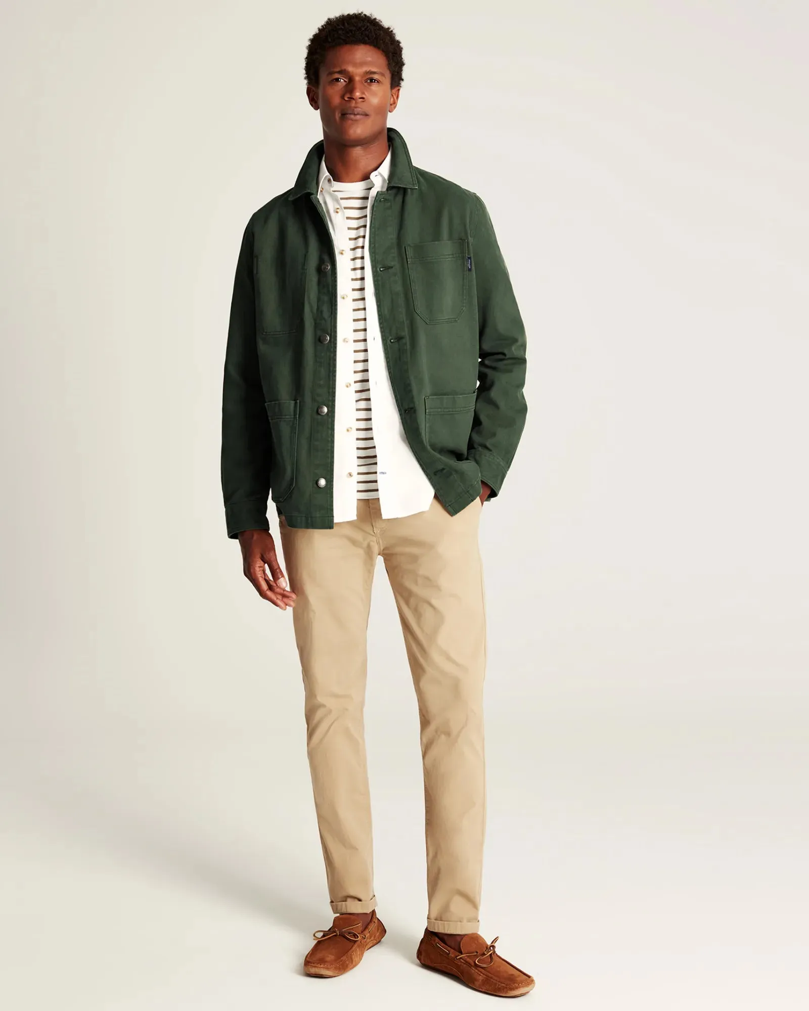 Lindell Dark Green Multi Pocket Woven Jacket