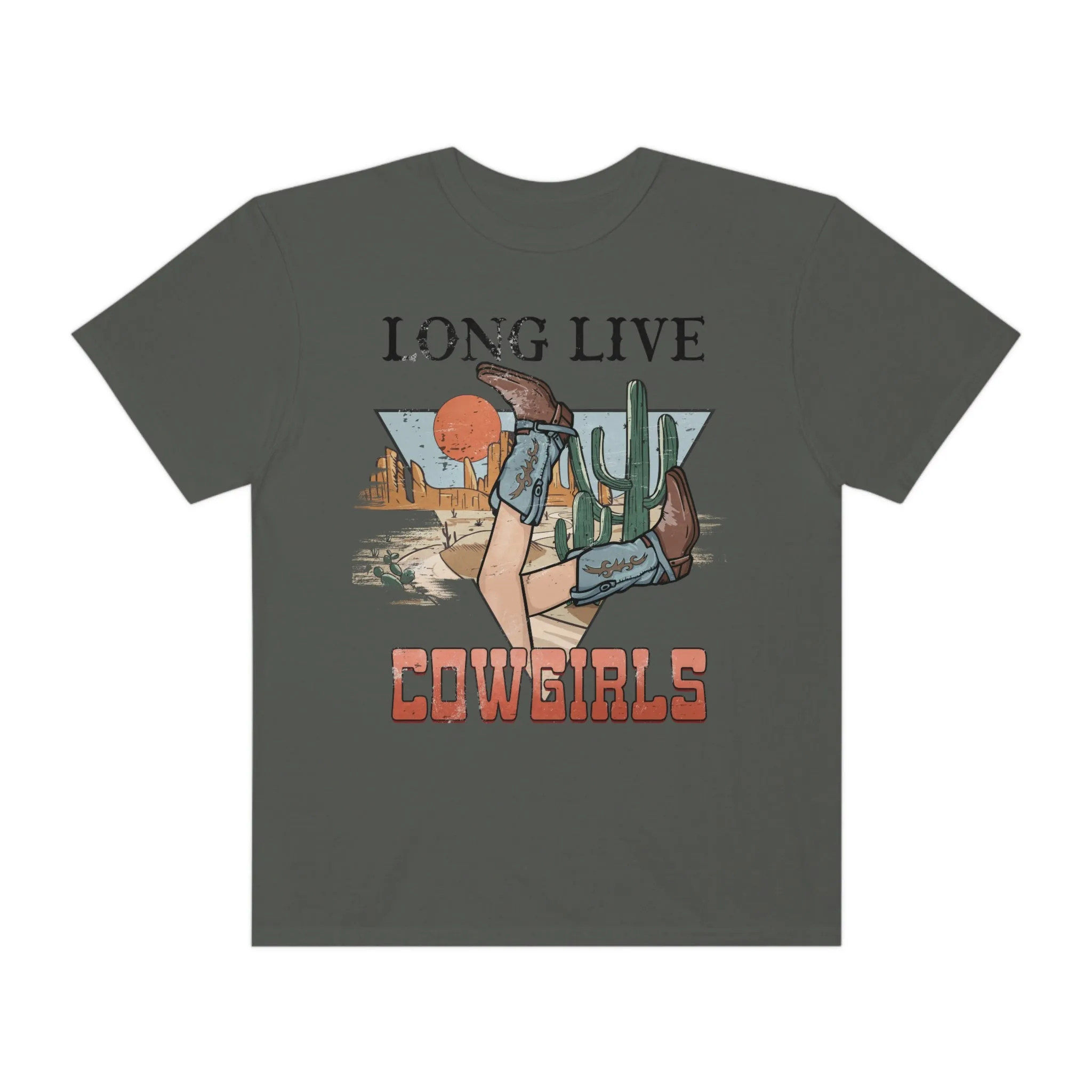 Long Live Cowgirls Stylish Western Graphic Tee | Cowgirl T-Shirt