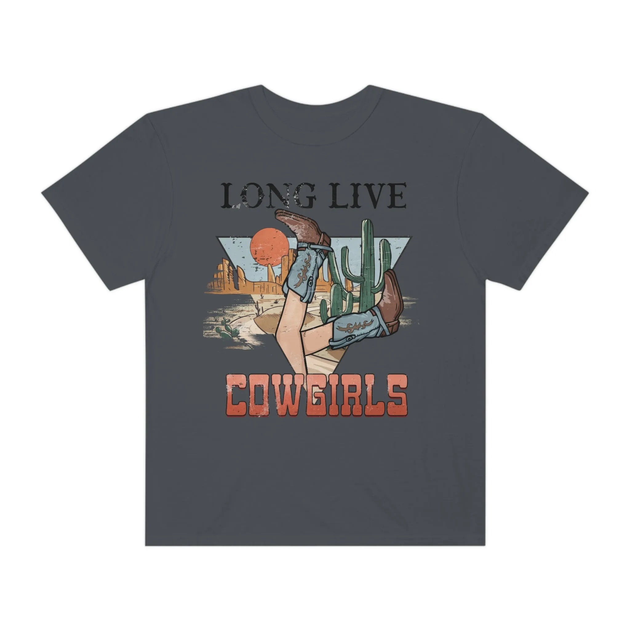 Long Live Cowgirls Stylish Western Graphic Tee | Cowgirl T-Shirt