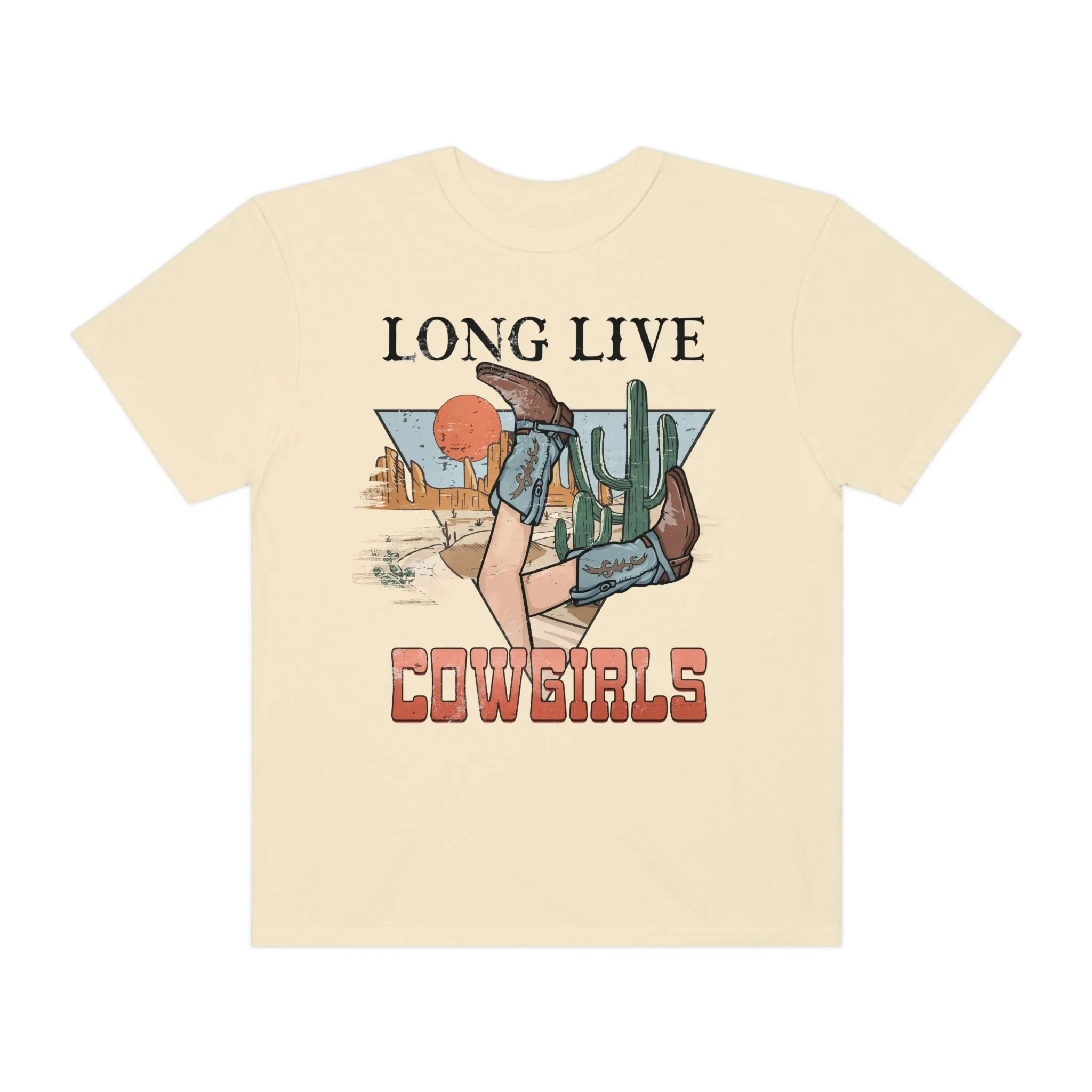 Long Live Cowgirls Stylish Western Graphic Tee | Cowgirl T-Shirt