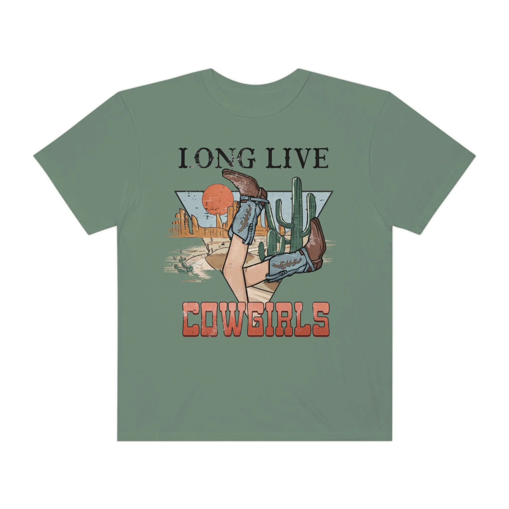 Long Live Cowgirls Stylish Western Graphic Tee | Cowgirl T-Shirt