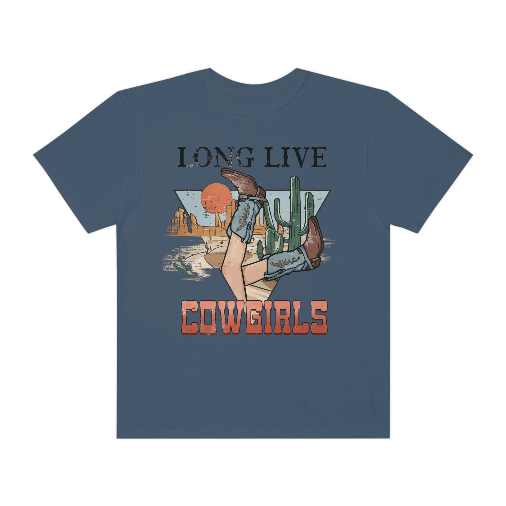 Long Live Cowgirls Stylish Western Graphic Tee | Cowgirl T-Shirt