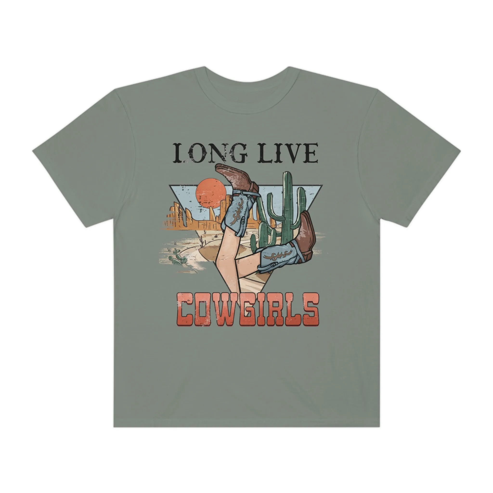 Long Live Cowgirls Stylish Western Graphic Tee | Cowgirl T-Shirt