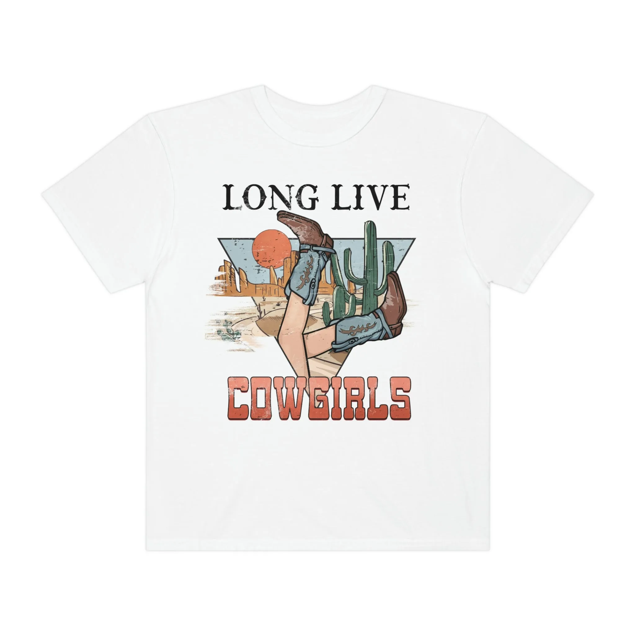Long Live Cowgirls Stylish Western Graphic Tee | Cowgirl T-Shirt