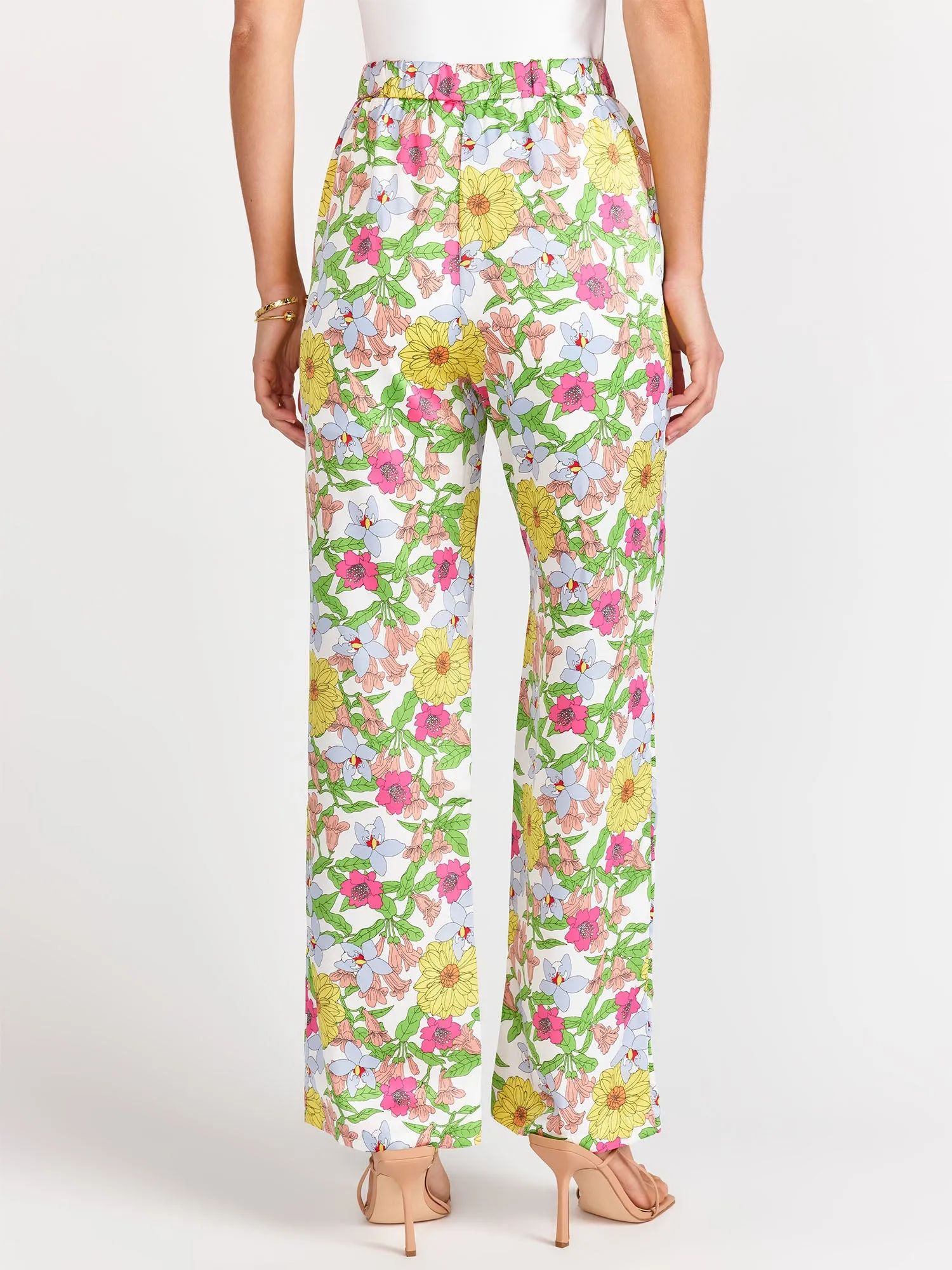 Luxy USA Straight Leg Floral Print Pant - Brands We Love