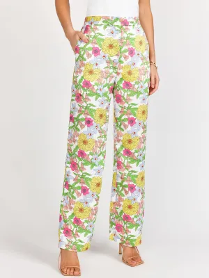 Luxy USA Straight Leg Floral Print Pant - Brands We Love
