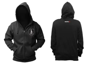 Mafia III "223rd" Black Zip-Up Men's Hoodie, Large