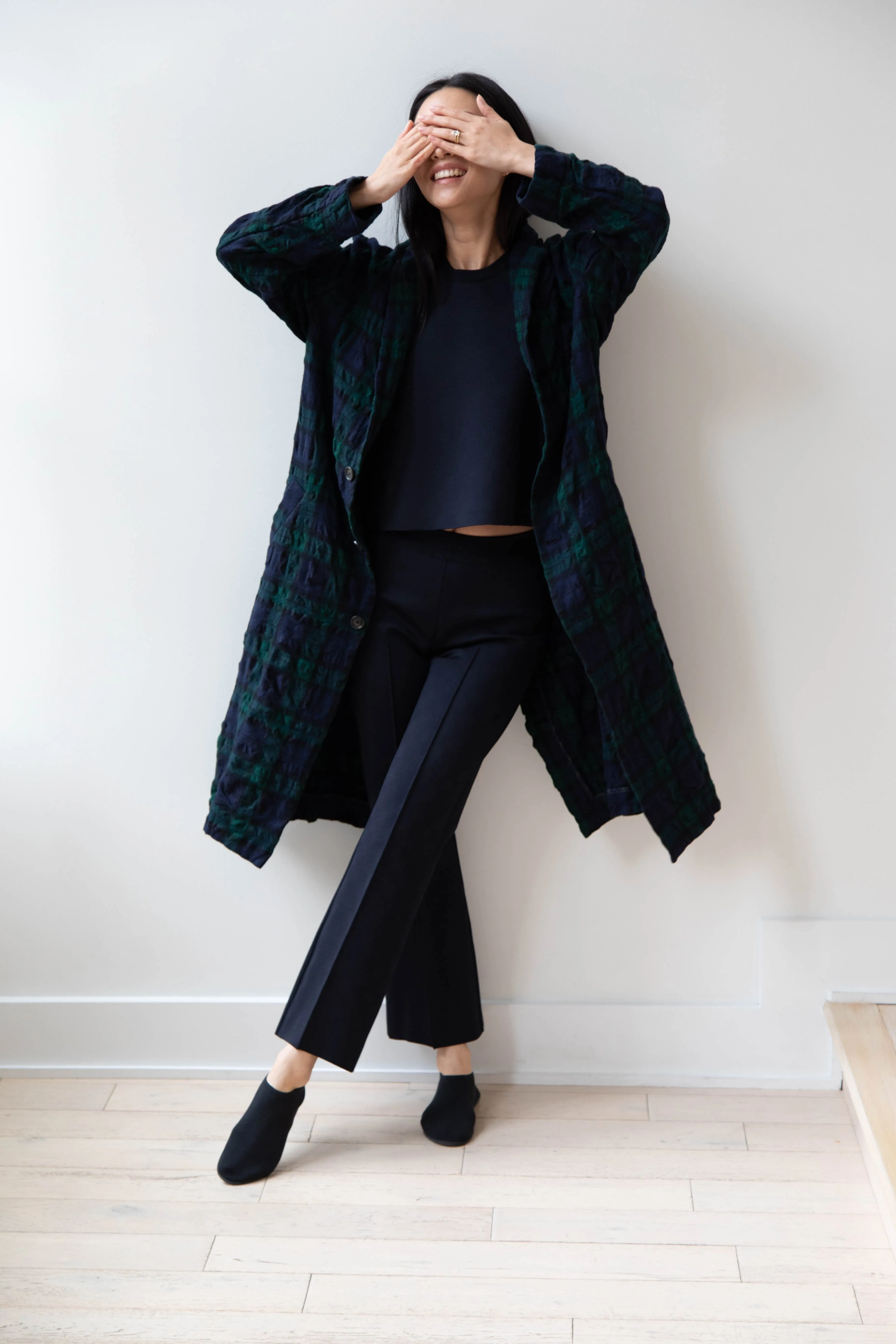 Makié | Nora Coat in Green Tartan