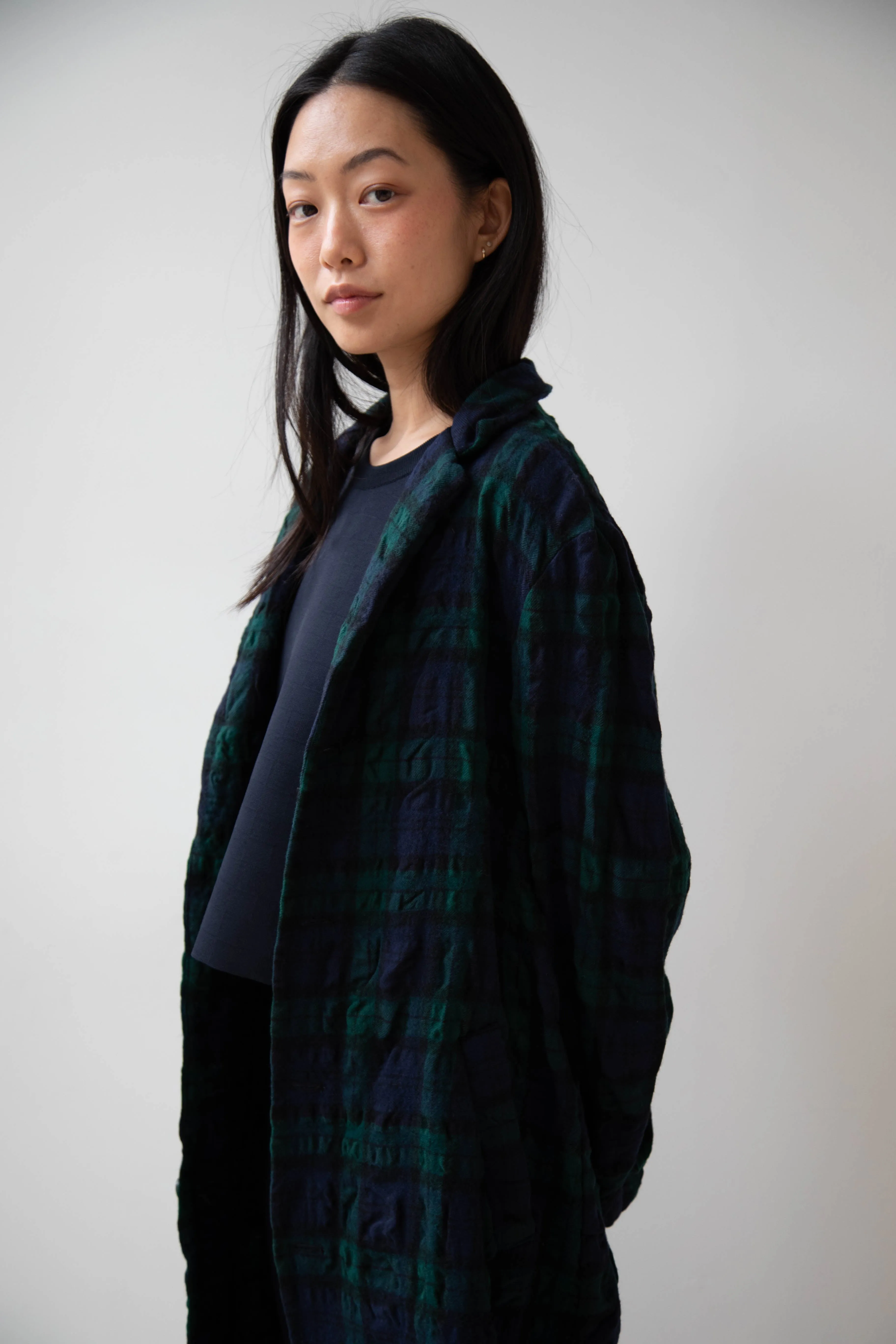 Makié | Nora Coat in Green Tartan