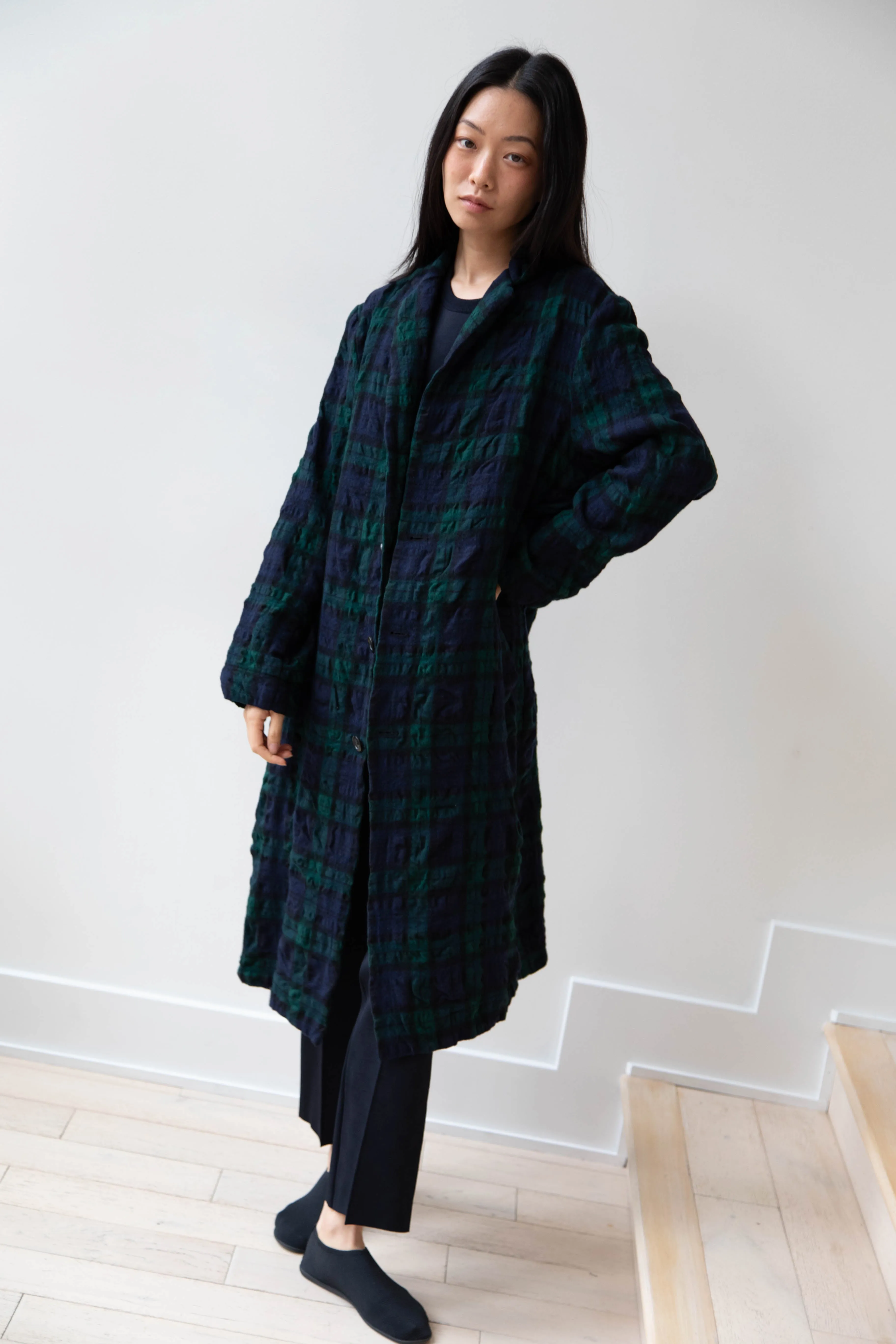 Makié | Nora Coat in Green Tartan
