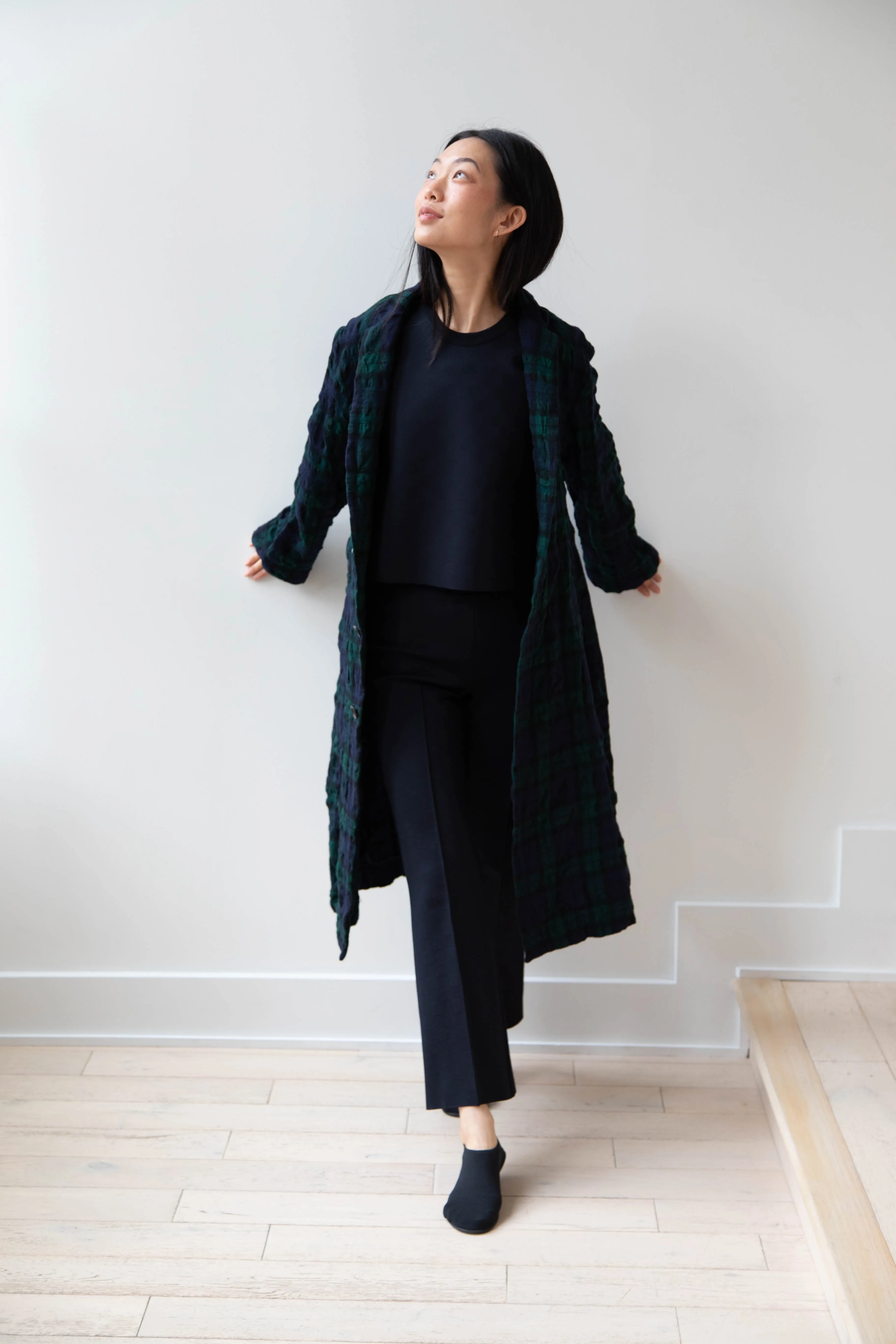 Makié | Nora Coat in Green Tartan