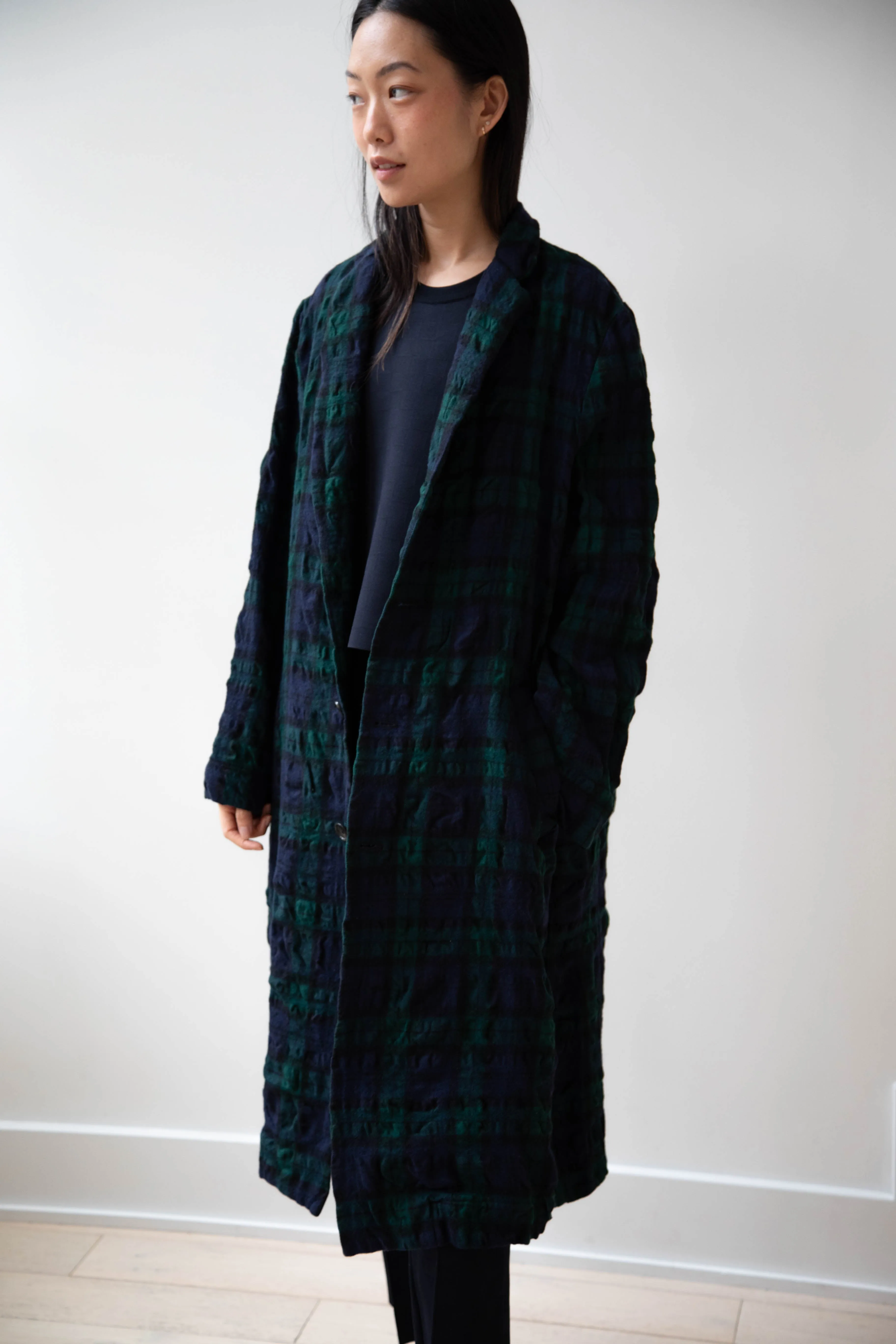 Makié | Nora Coat in Green Tartan