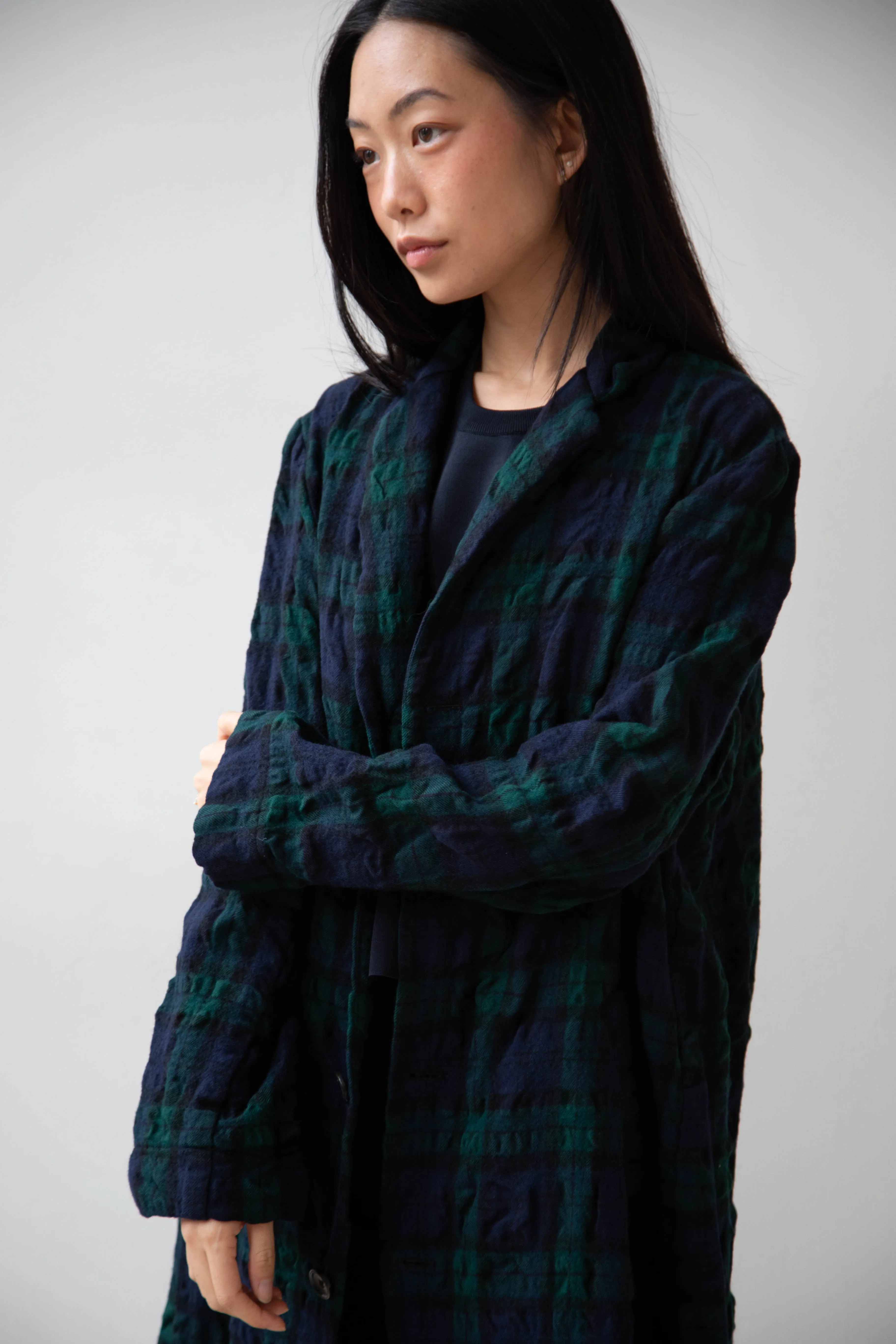 Makié | Nora Coat in Green Tartan