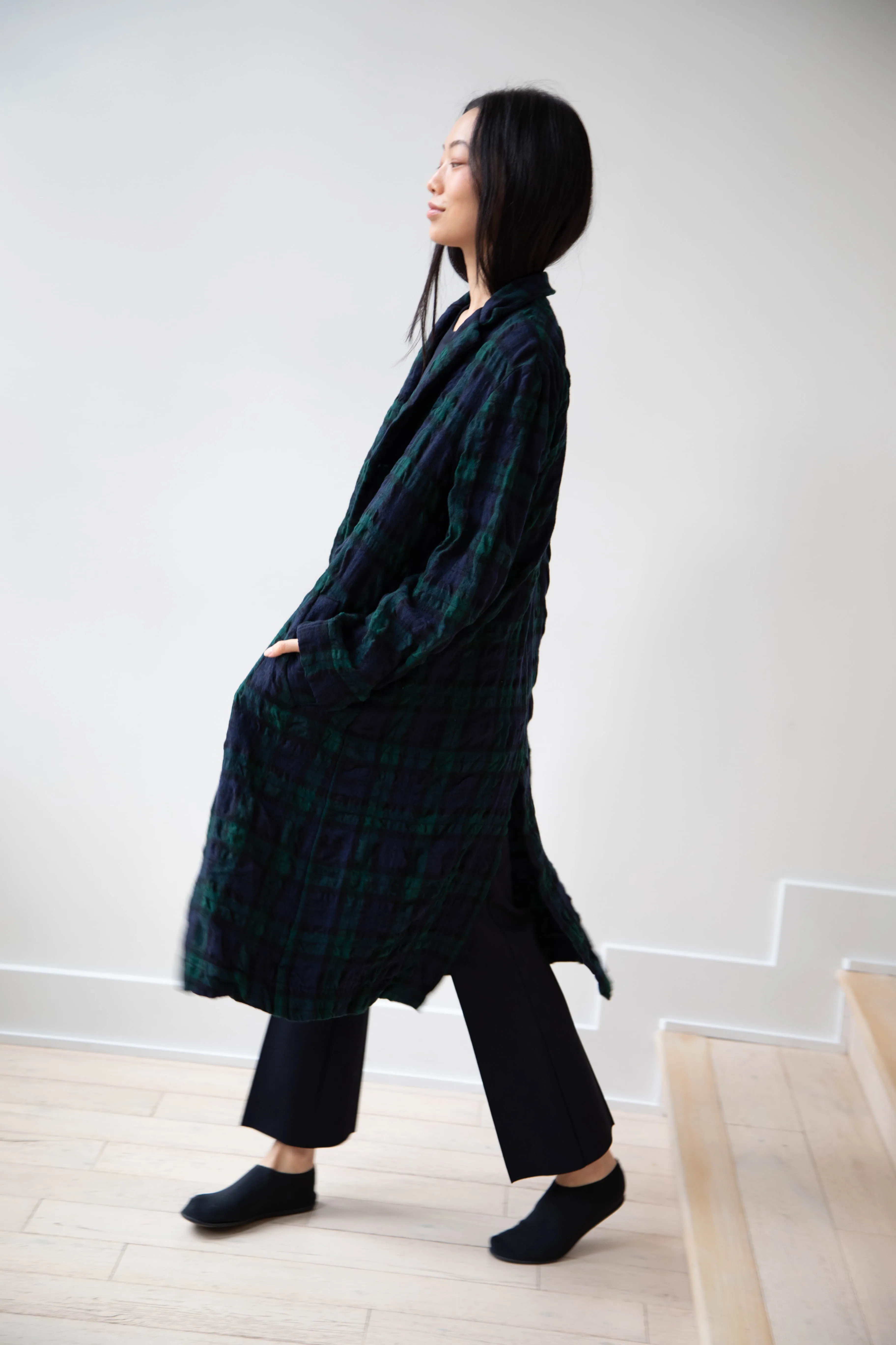 Makié | Nora Coat in Green Tartan