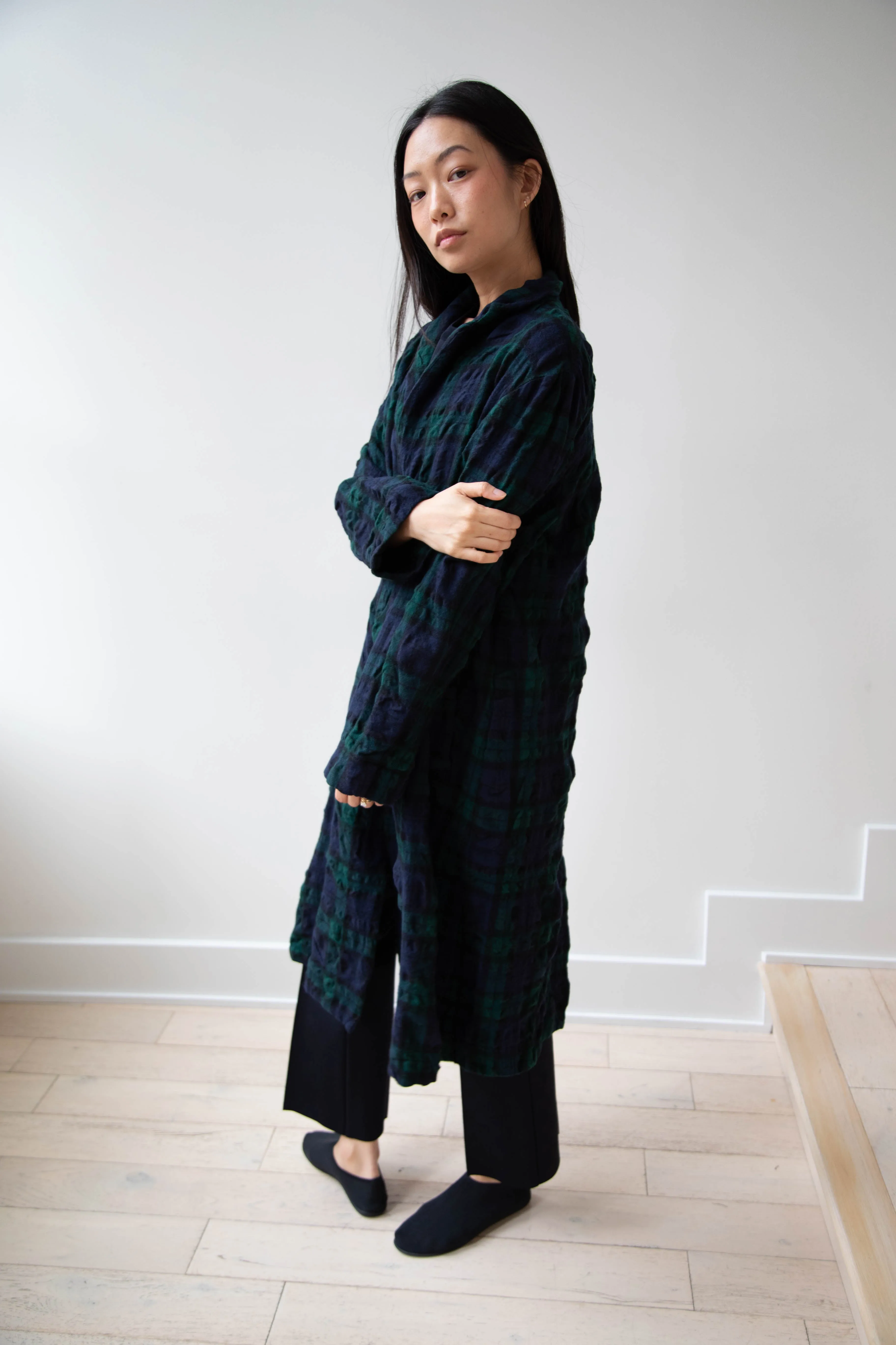 Makié | Nora Coat in Green Tartan
