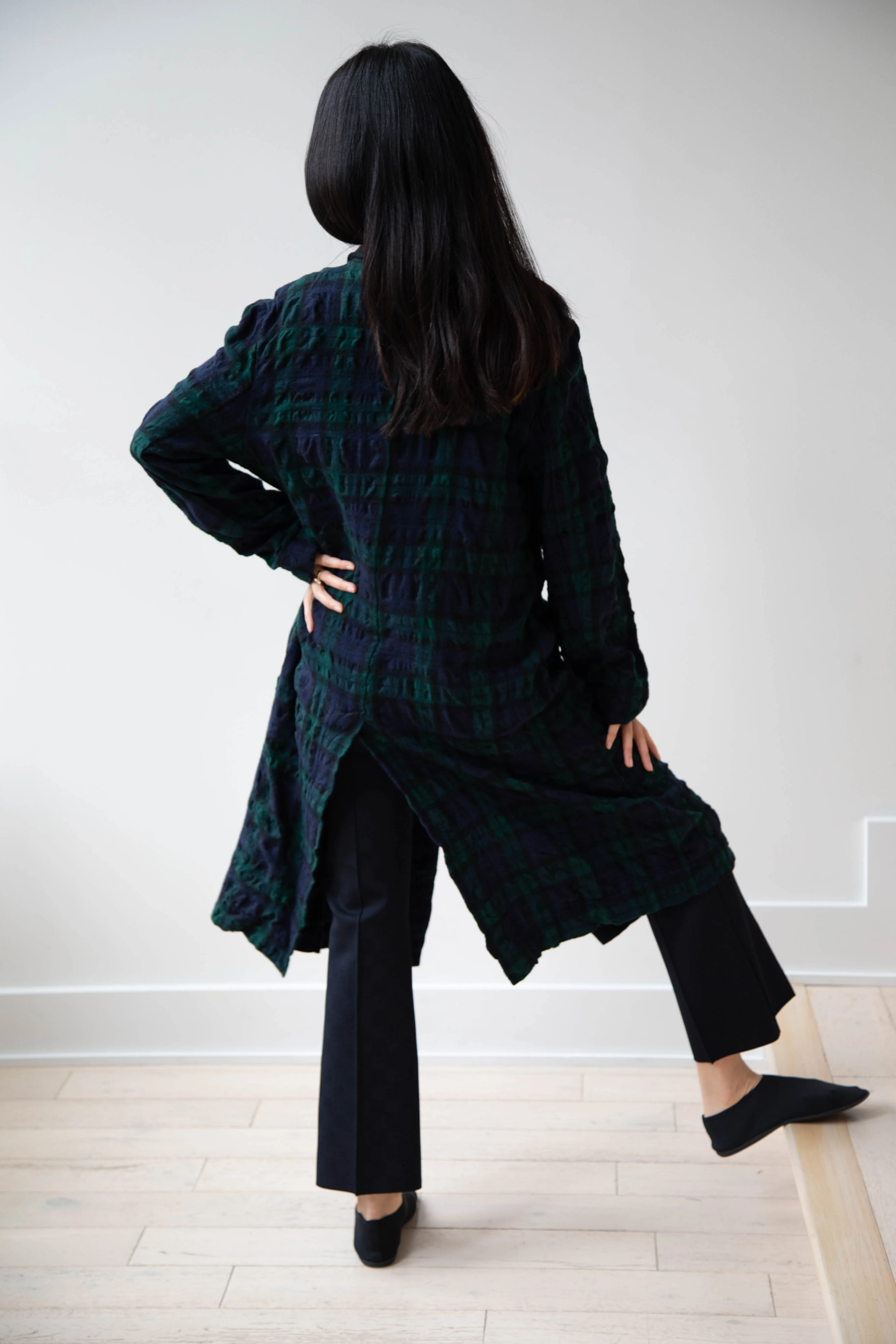 Makié | Nora Coat in Green Tartan