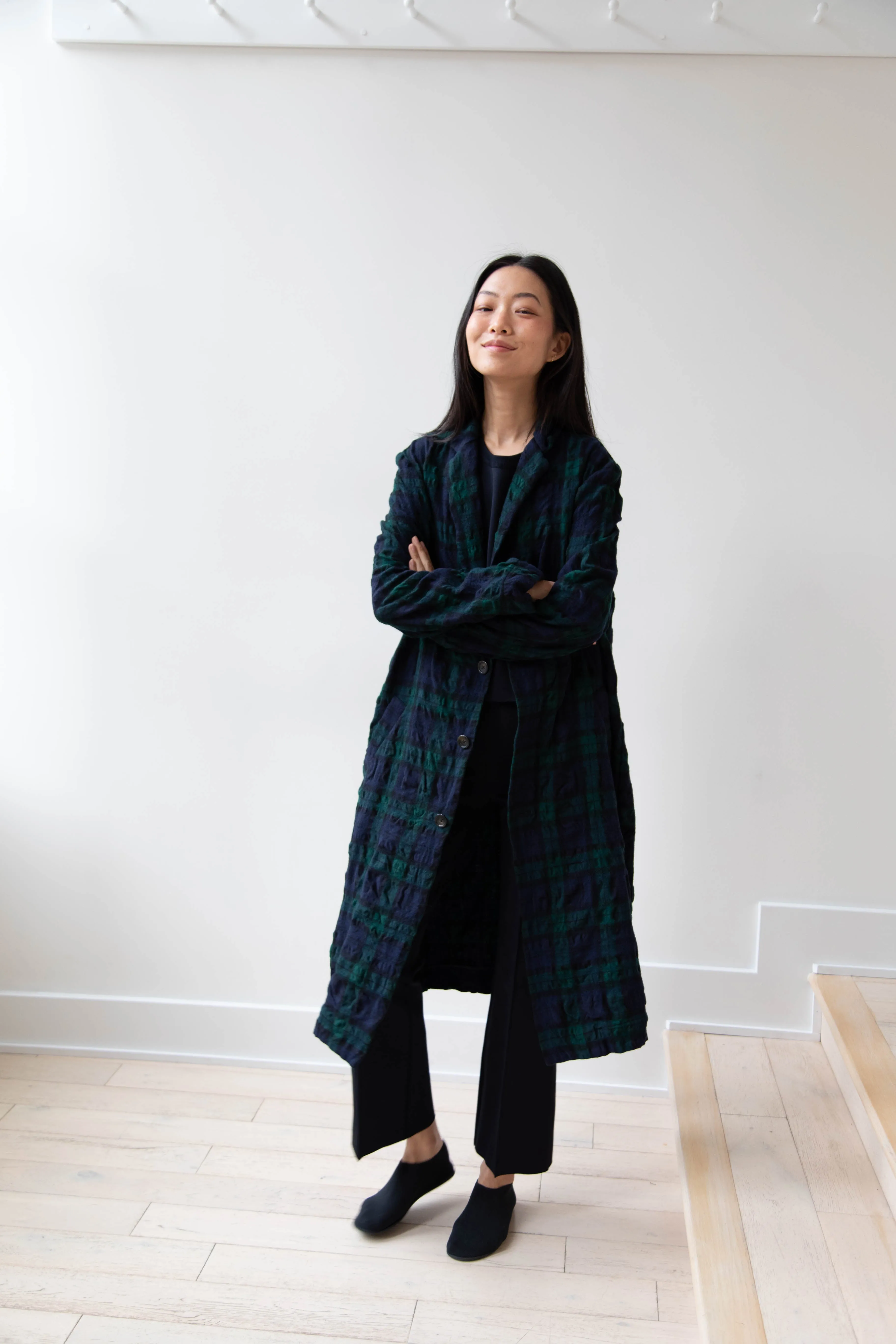 Makié | Nora Coat in Green Tartan
