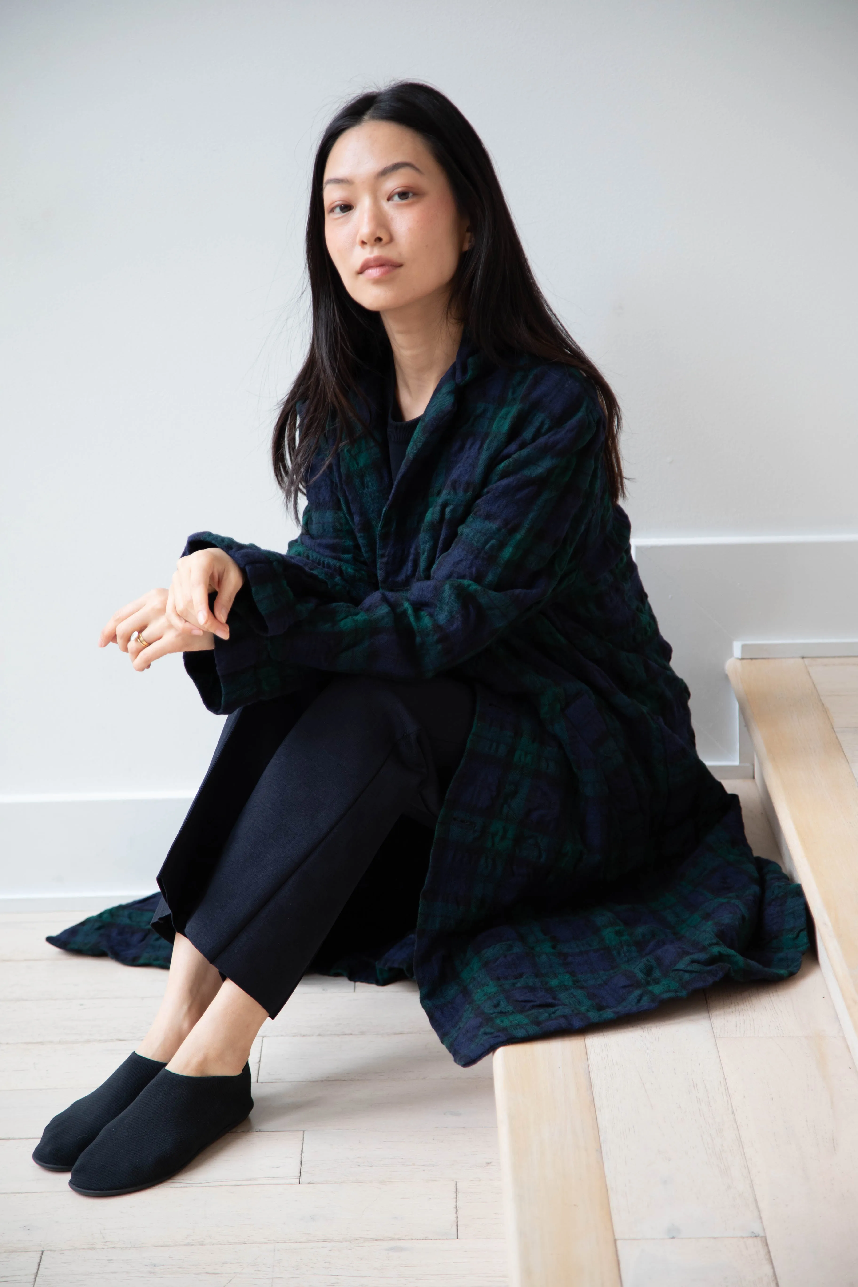 Makié | Nora Coat in Green Tartan