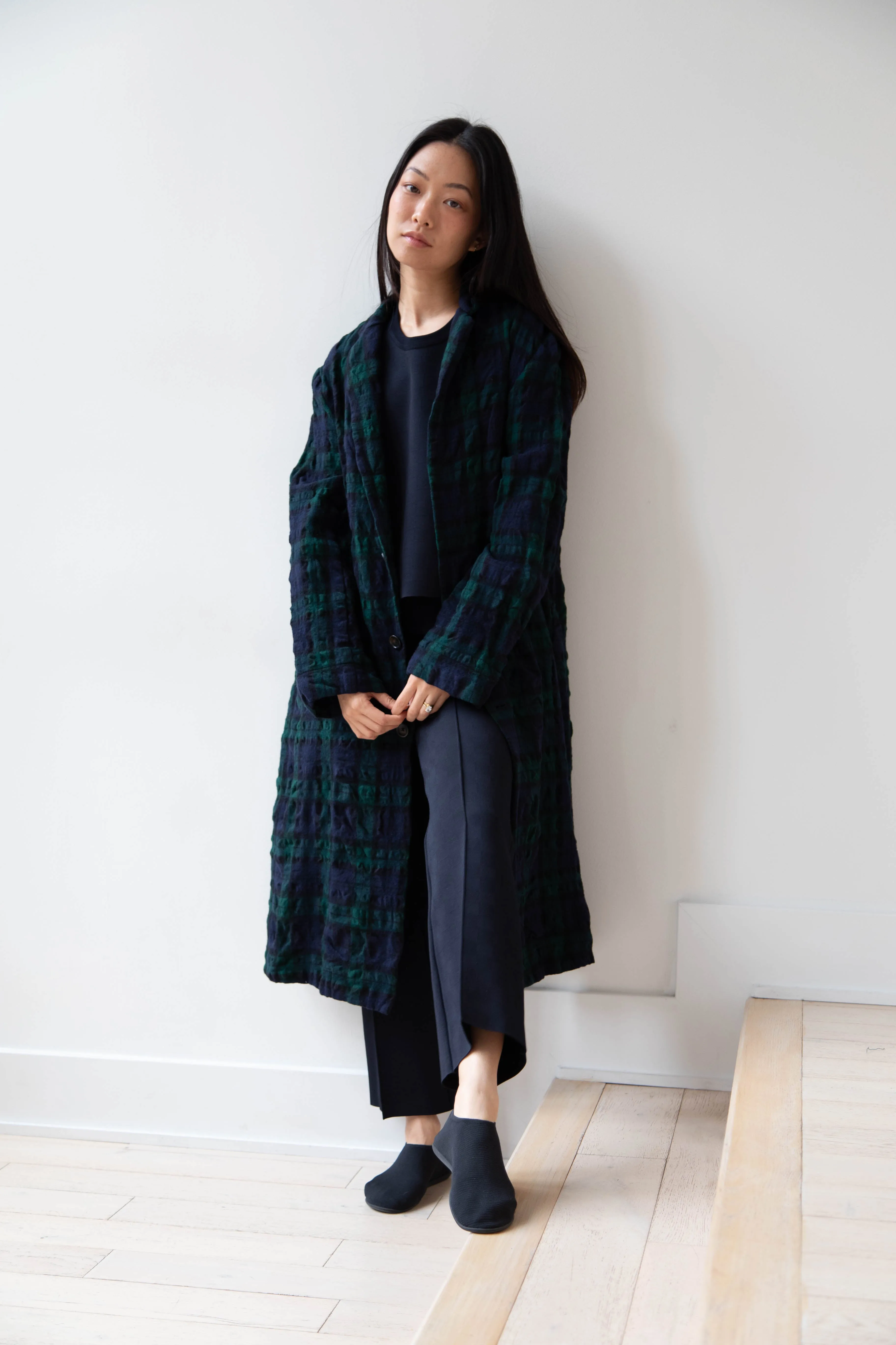 Makié | Nora Coat in Green Tartan