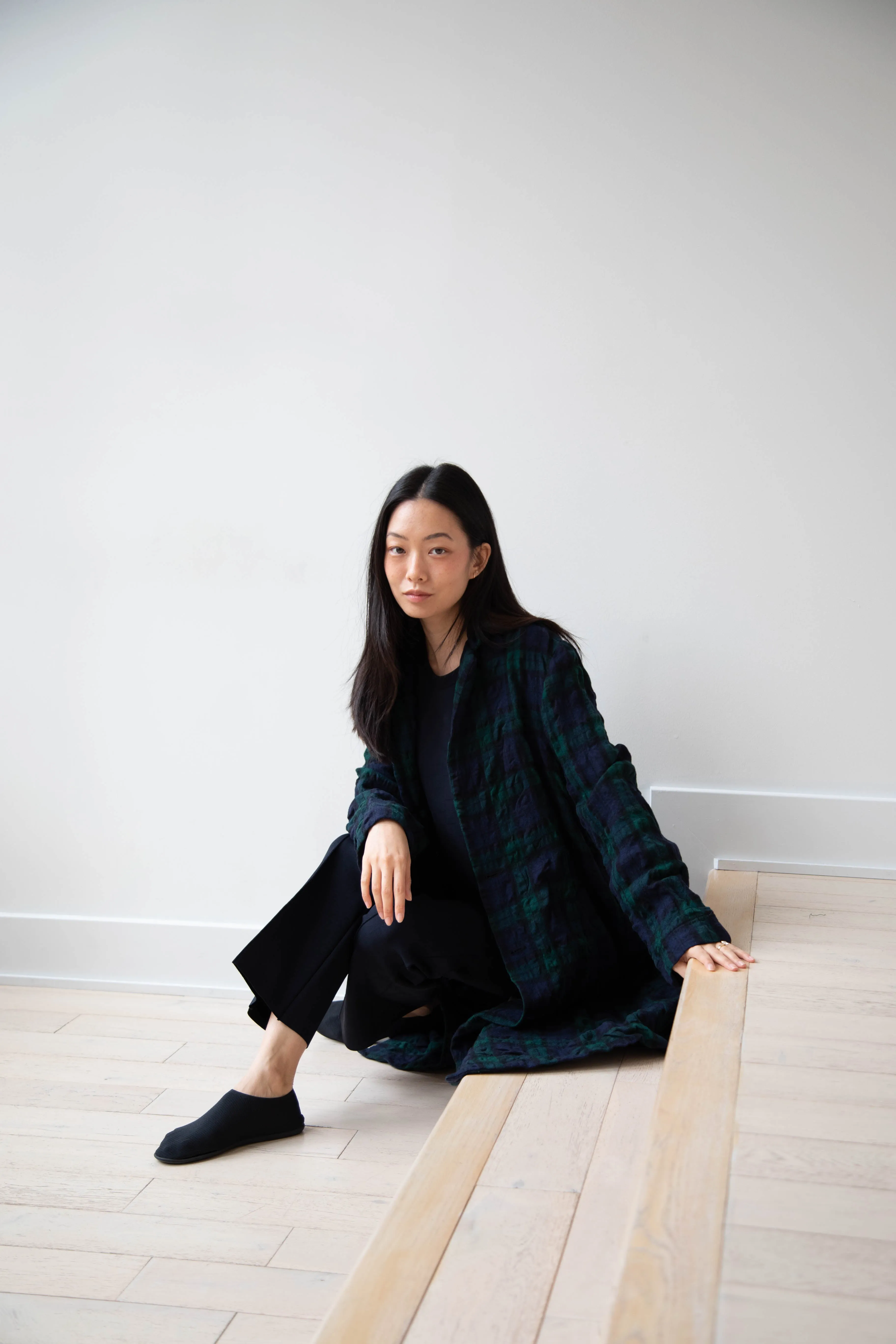 Makié | Nora Coat in Green Tartan