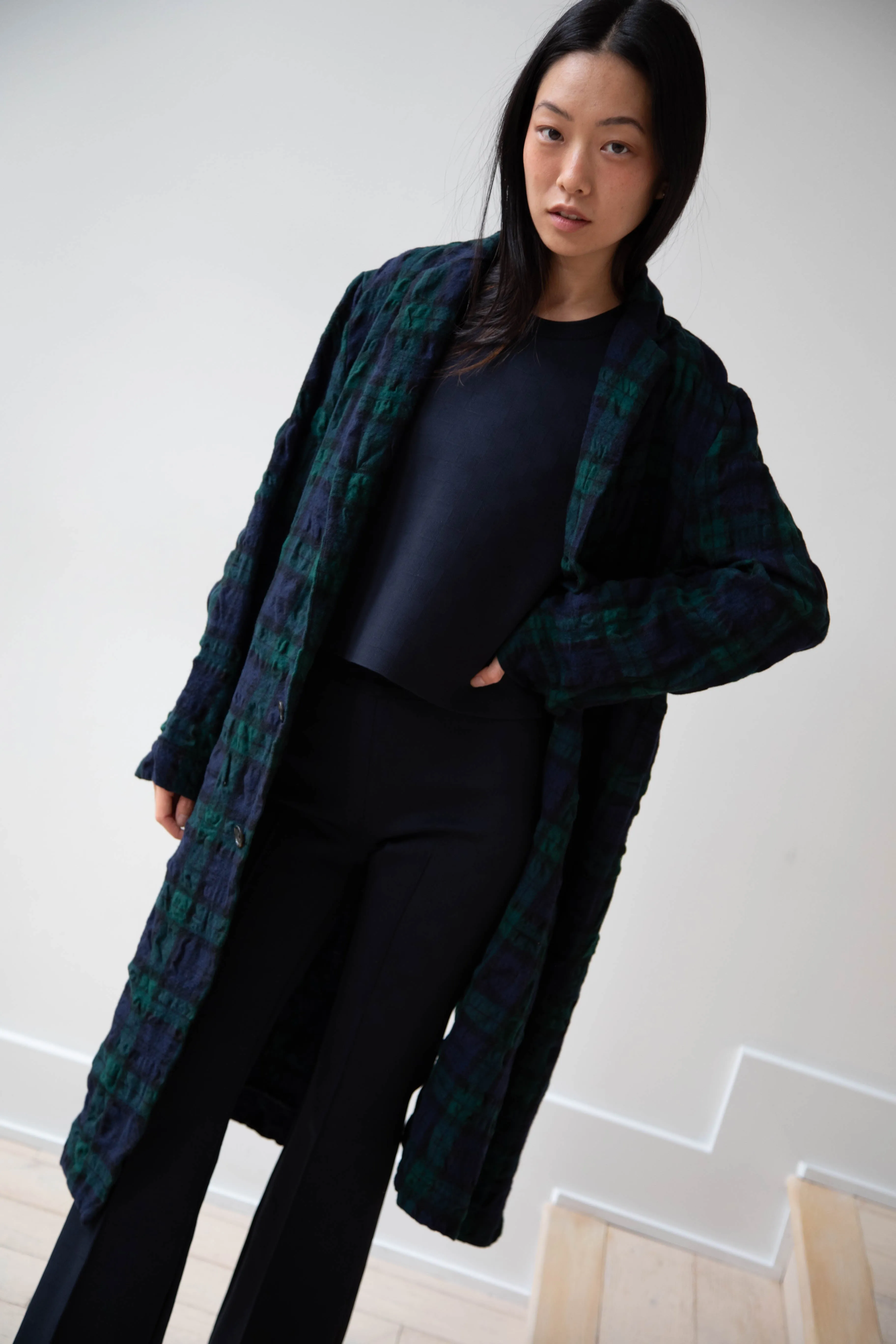 Makié | Nora Coat in Green Tartan