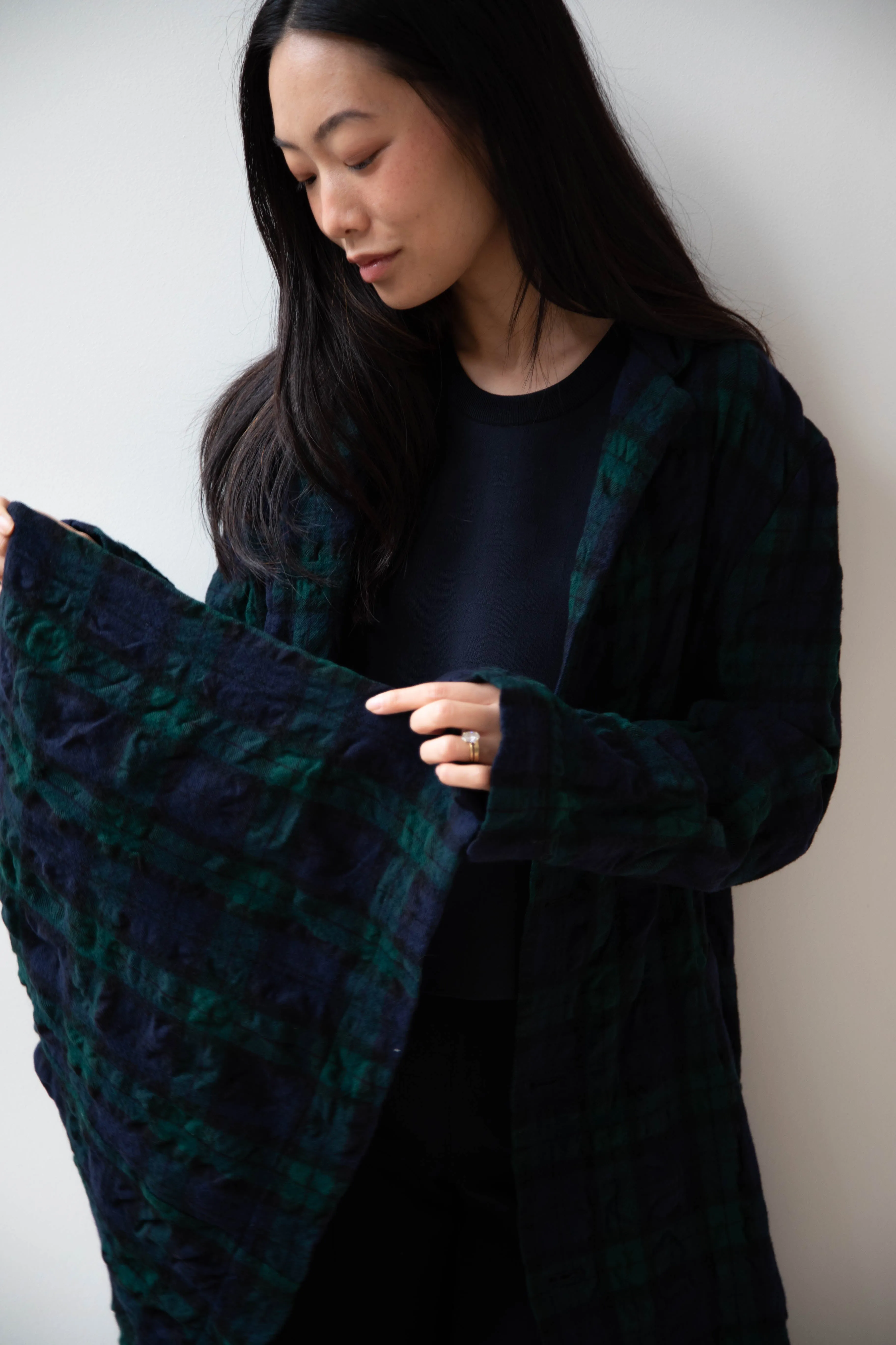 Makié | Nora Coat in Green Tartan