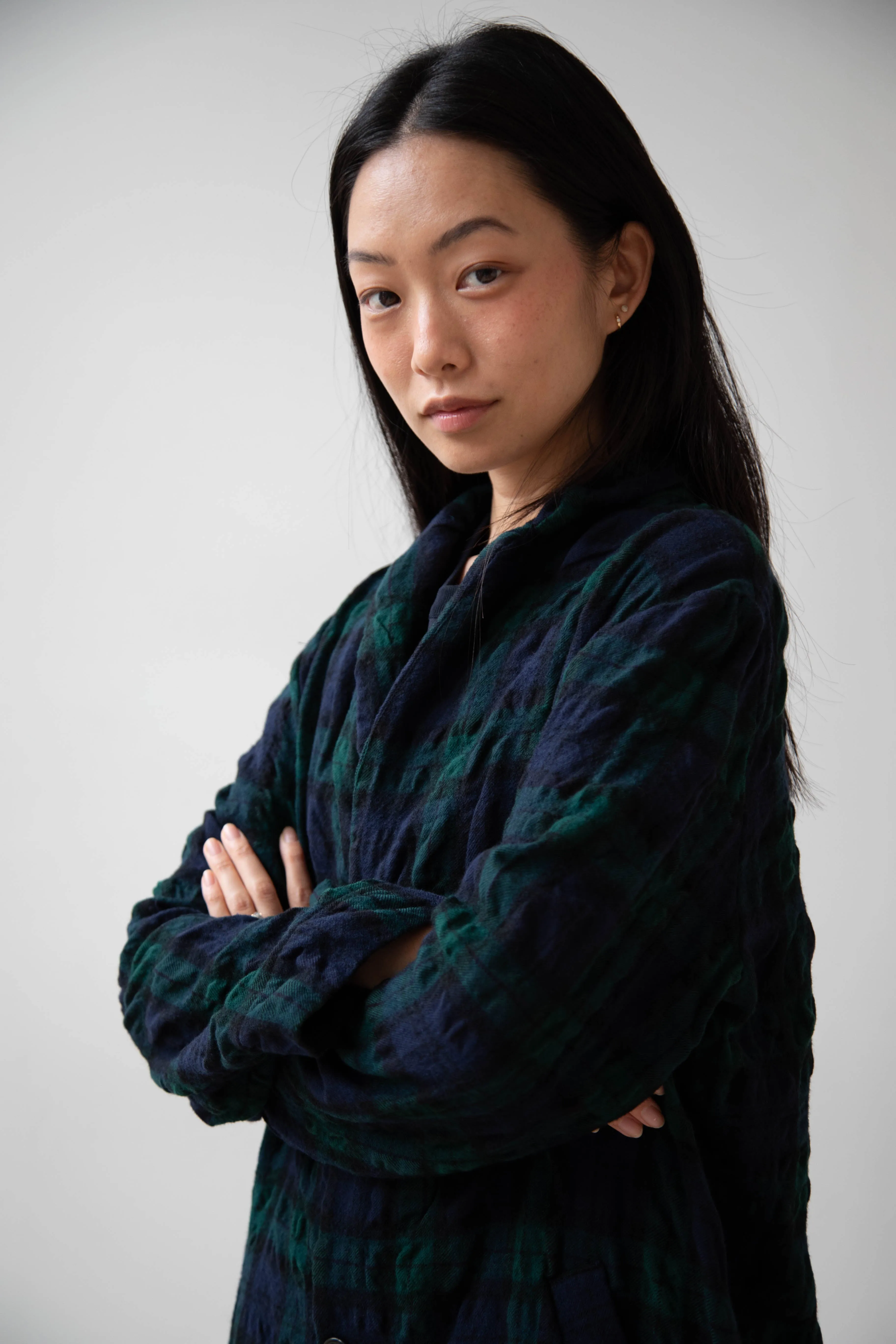 Makié | Nora Coat in Green Tartan