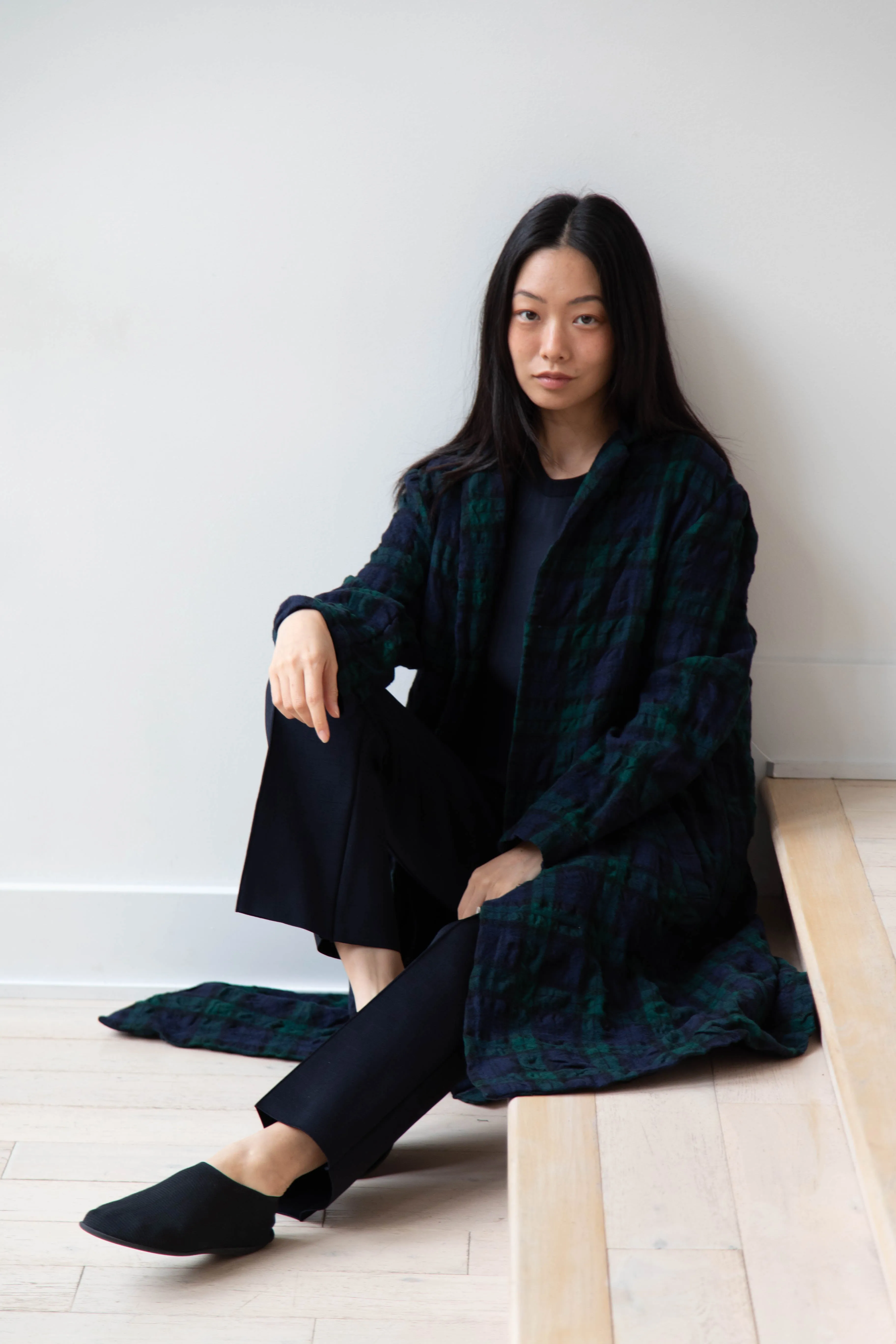 Makié | Nora Coat in Green Tartan