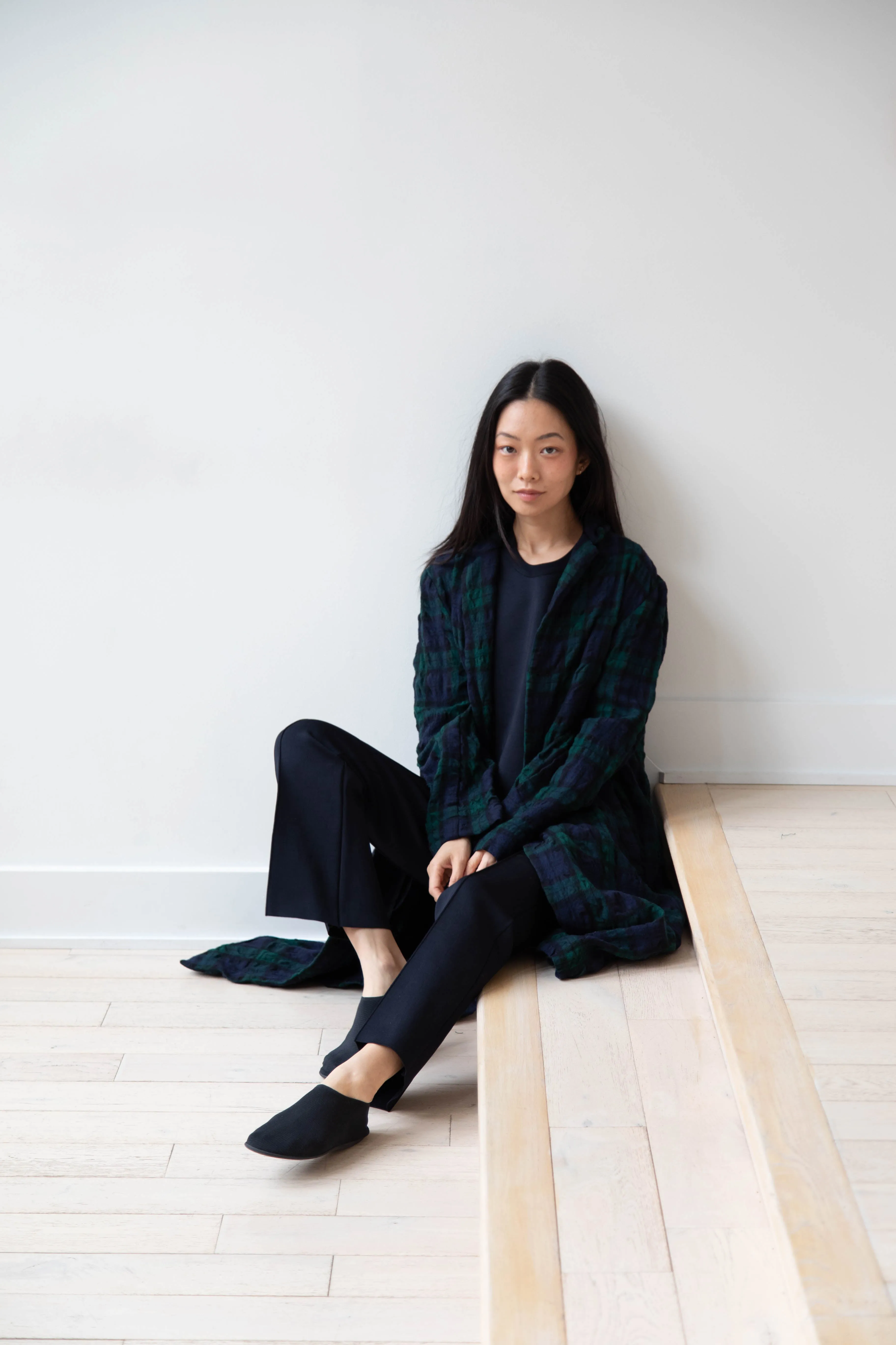 Makié | Nora Coat in Green Tartan