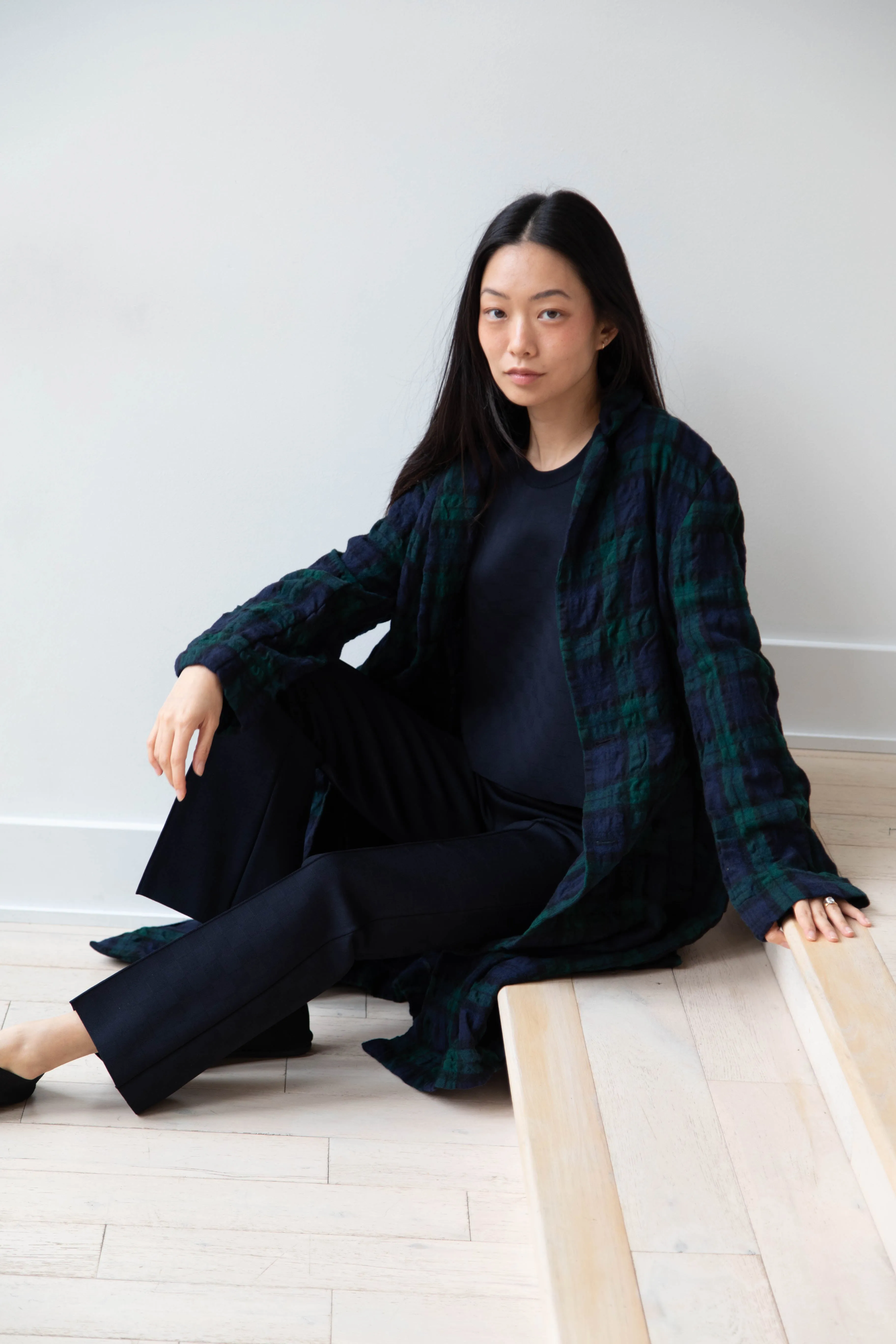 Makié | Nora Coat in Green Tartan